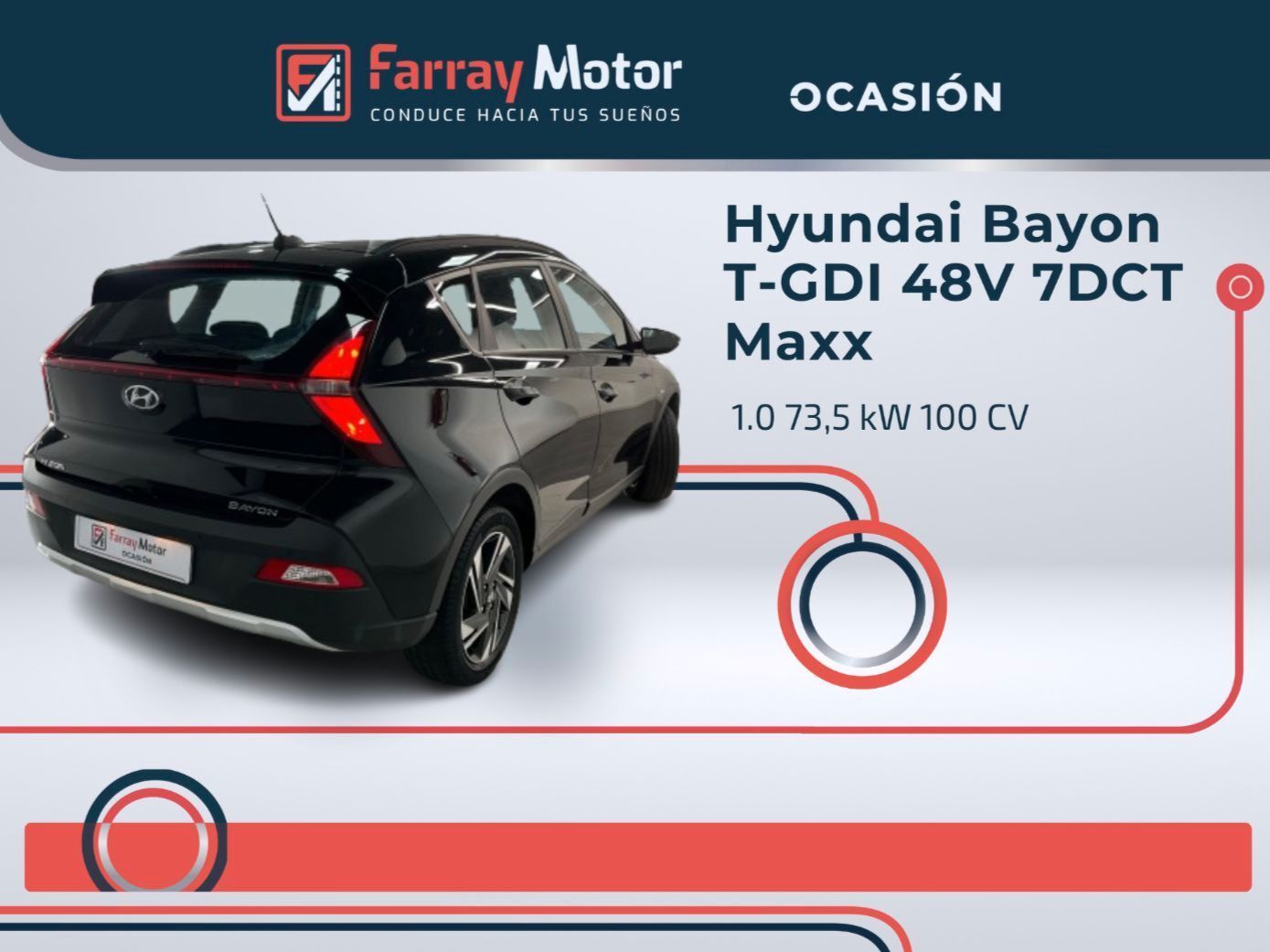 Foto del HYUNDAI Bayon 1.0 TGDI 48V Maxx DT