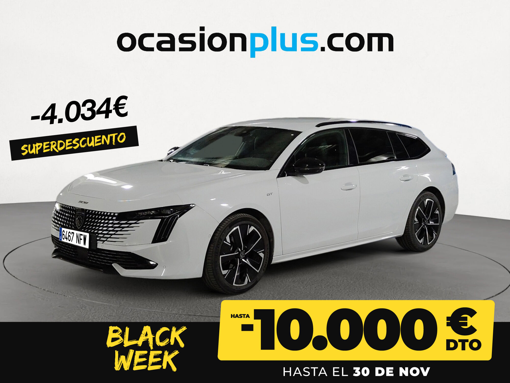 PEUGEOT 508 (BlueHDi 130 S&S GT EAT8 96 kW (130 CV)) en Madrid