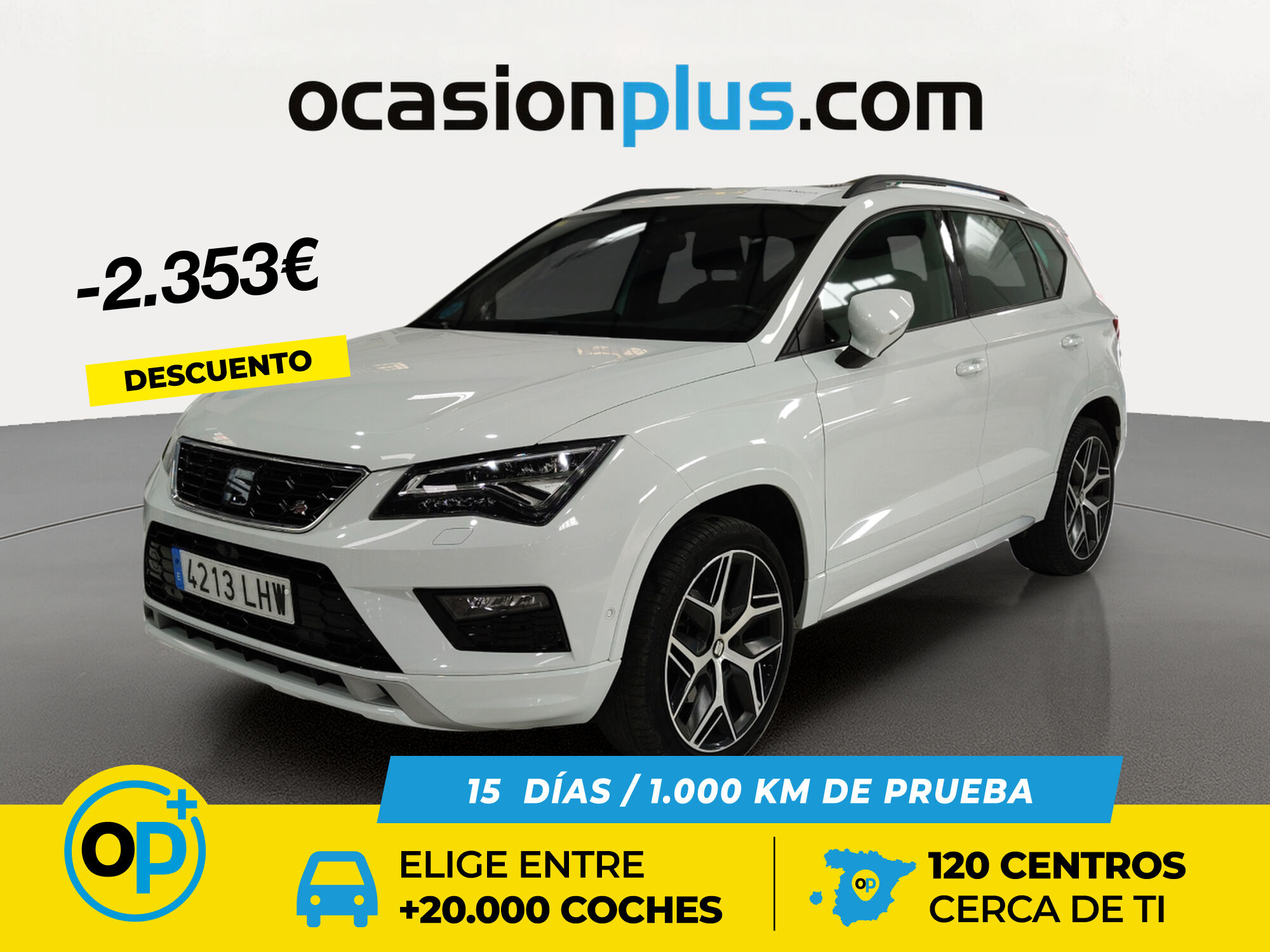 SEAT Ateca (2.0 TSI S&S FR Edition 4Drive DSG 140 kW (190 CV)) en Madrid