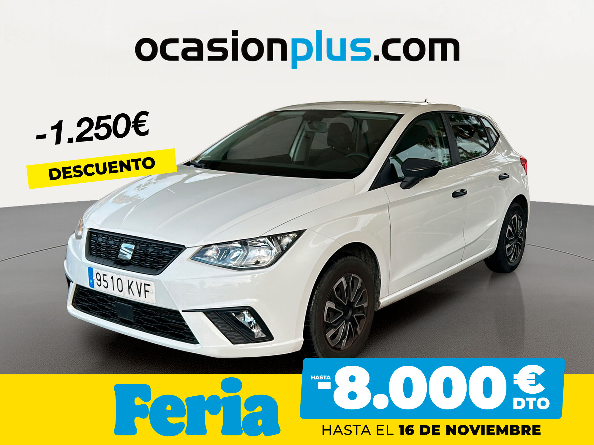 SEAT Ibiza (1.6 TDI Reference Plus 59 kW (80 CV)) en Madrid