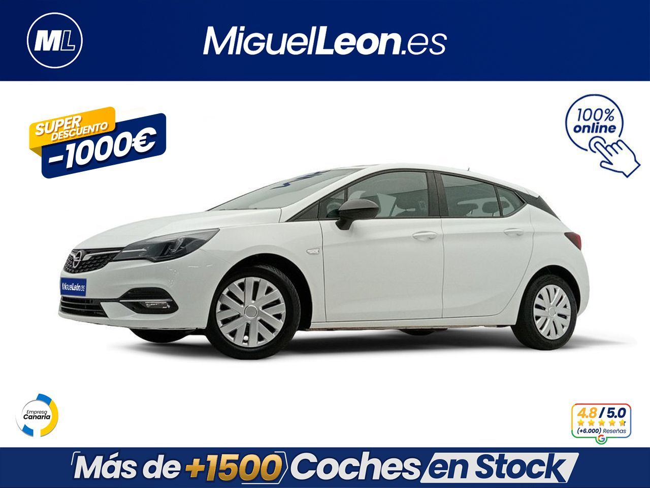 OPEL Astra (1.2T XHL 81kW (110CV) Edition) en Palmas, Las