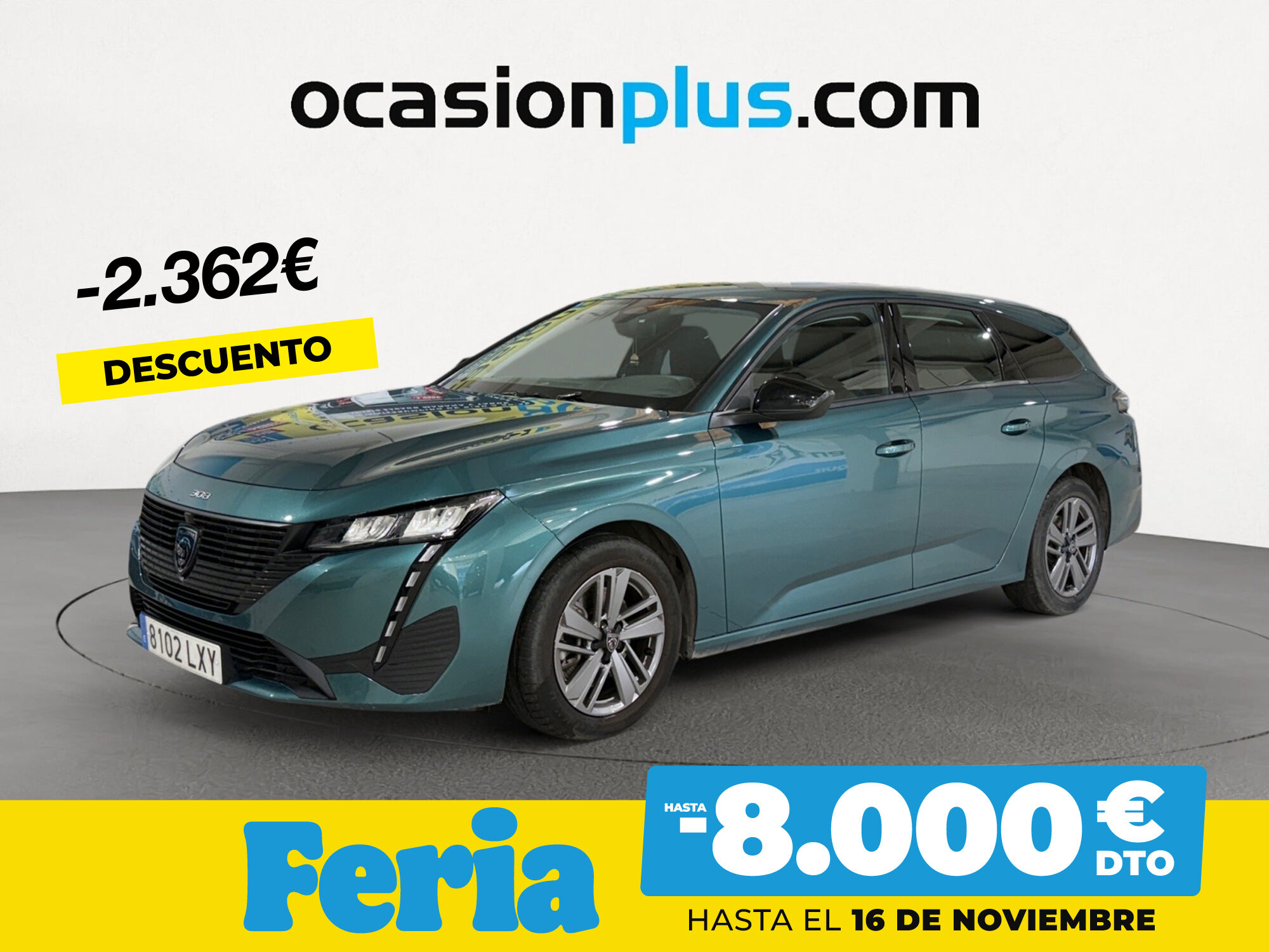 PEUGEOT 308 (Active Pack S&S PureTech 96 kW (130 CV) EAT8) en Madrid