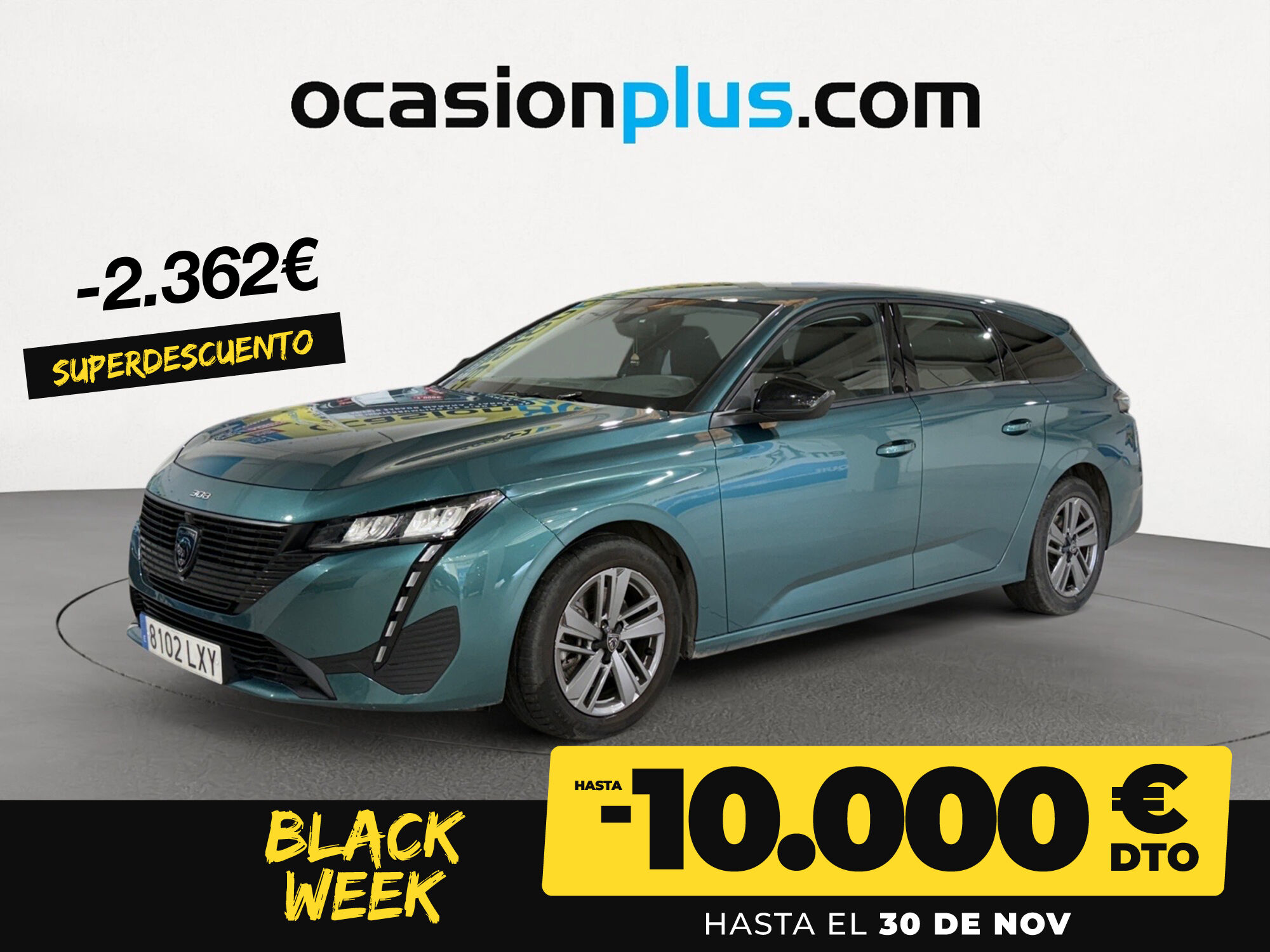 PEUGEOT 308 (Active Pack S&S PureTech 96 kW (130 CV) EAT8) en Madrid