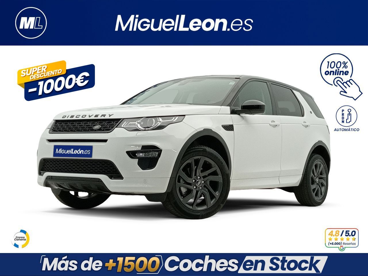 LAND ROVER Discovery Sport (2.0L TD4 110kW (150CV) 4x4 HSE) en Palmas, Las