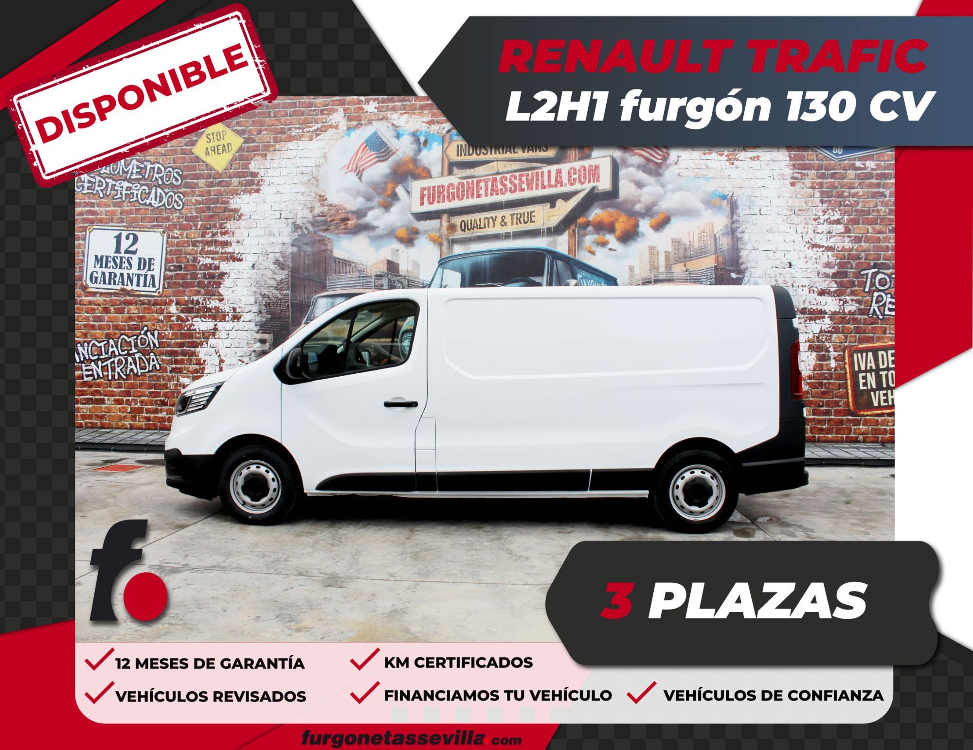 Foto del RENAULT Trafic Furgón L2H1 BluedCi 96kW CU aumentada