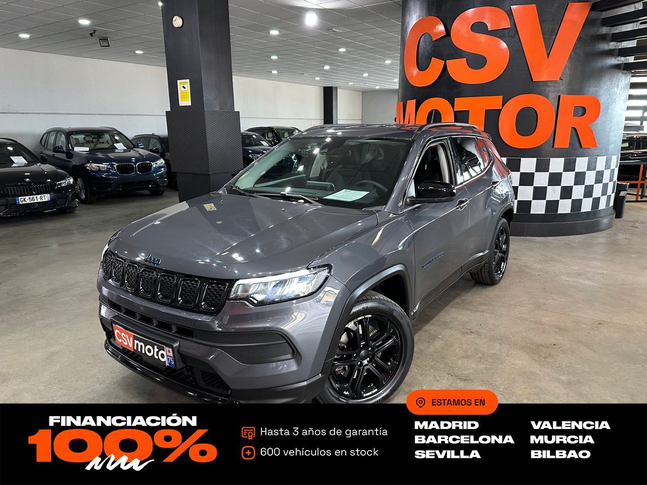 JEEP Compass (4Xe 1.3 PHEV 140kW(190CV) Limited AT AWD) en Madrid