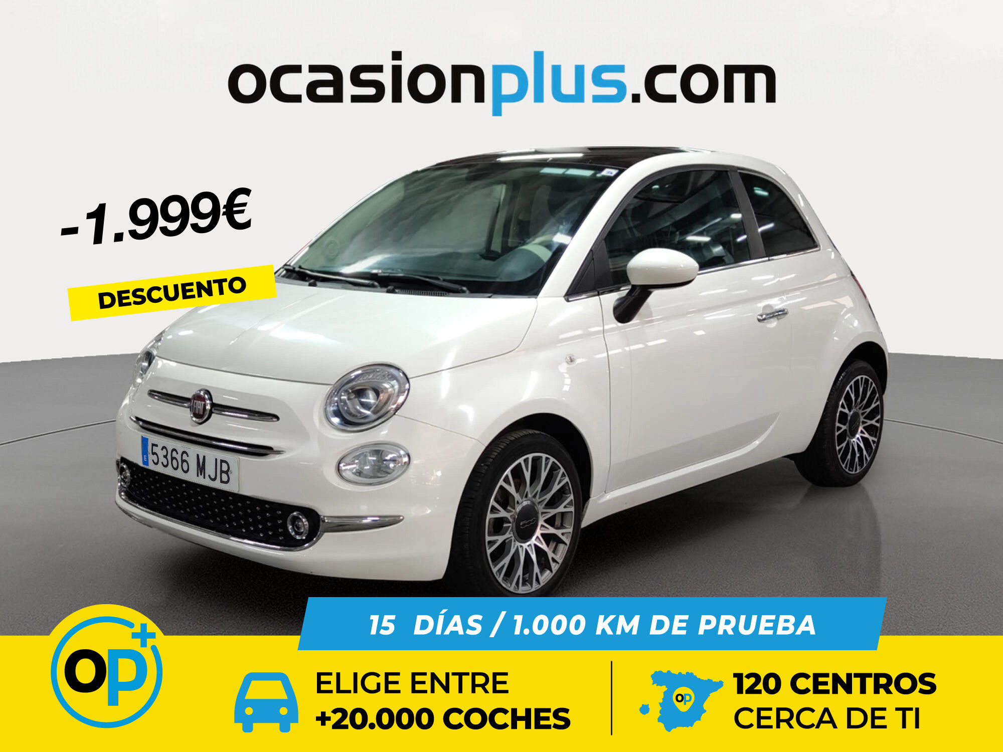 FIAT 500 (1.0 Hybrid Dolcevita 51 kW (70 CV)) en Madrid