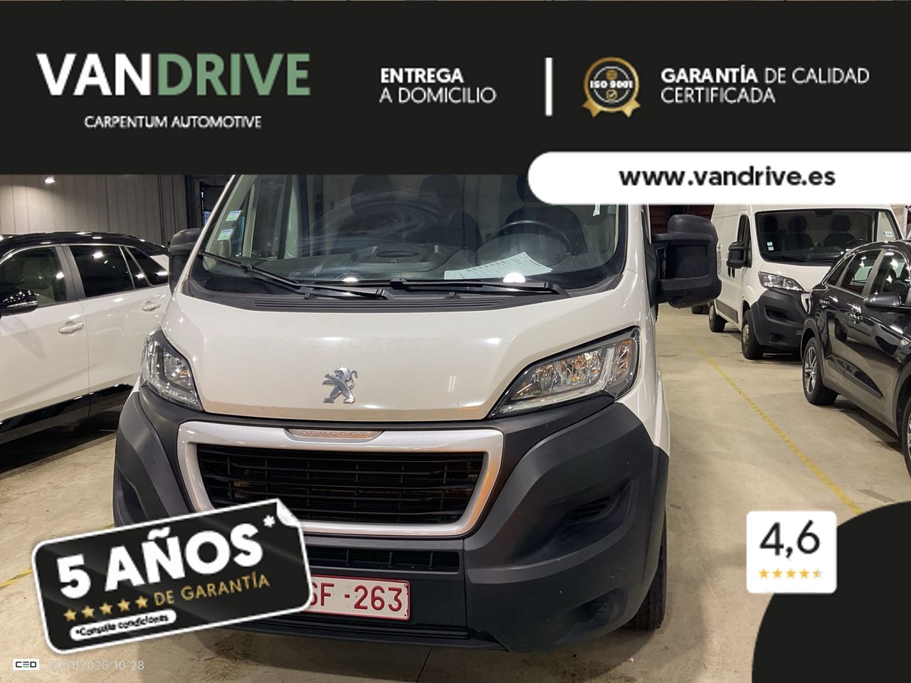Foto del PEUGEOT Boxer Furgón 2.2BlueHDI 333 L2H2 S&S 120