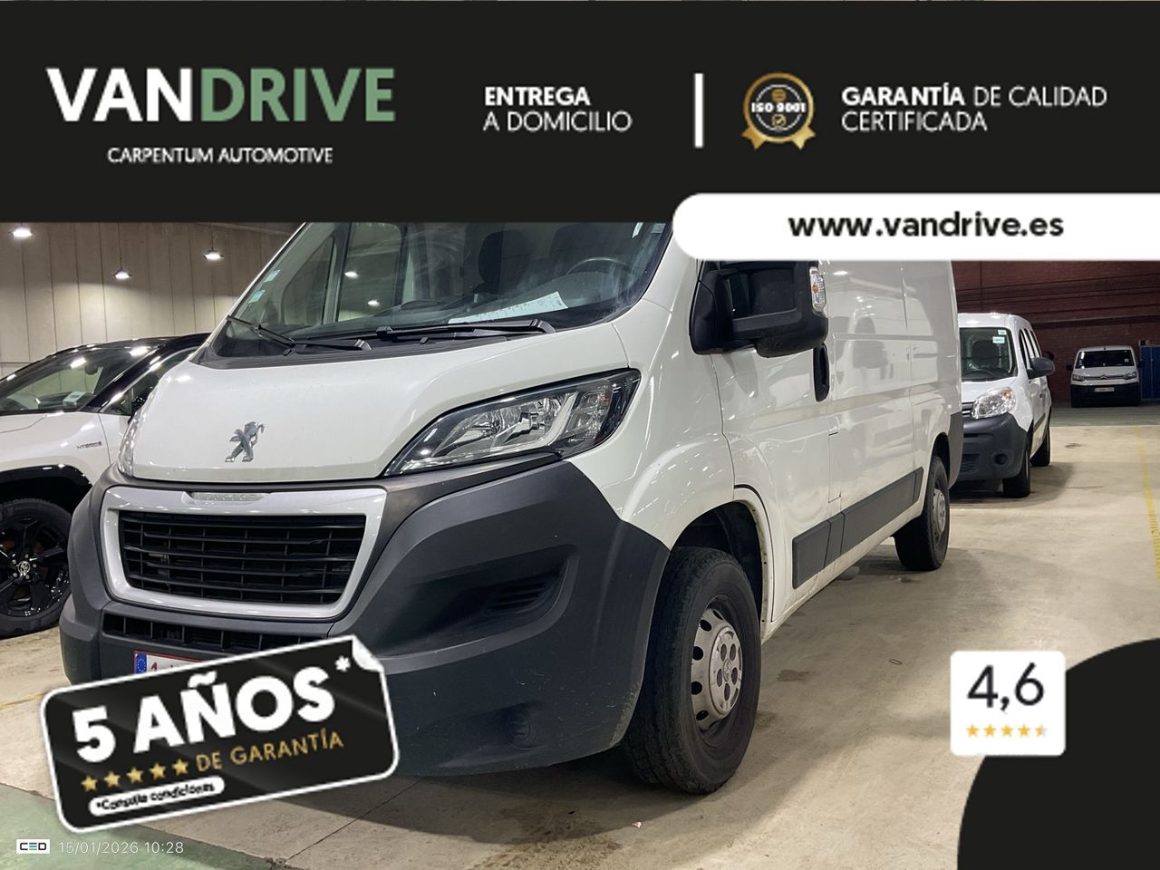 Foto del PEUGEOT Boxer Furgón 2.2BlueHDI 333 L2H2 S&S 120