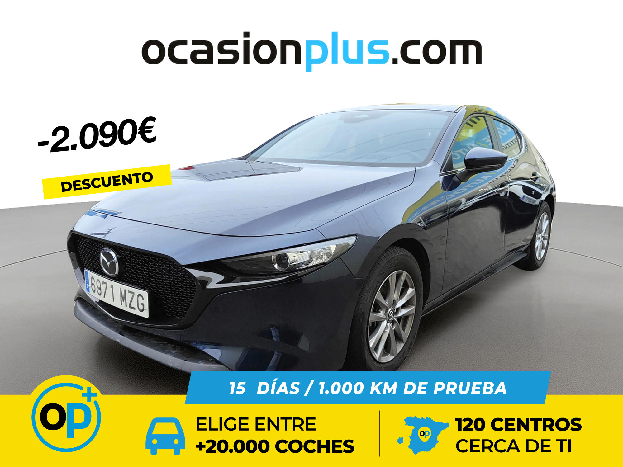 MAZDA Mazda3 (2.5L E-SKY G MHEV Prime-line 103 kW (140 CV)) en Madrid
