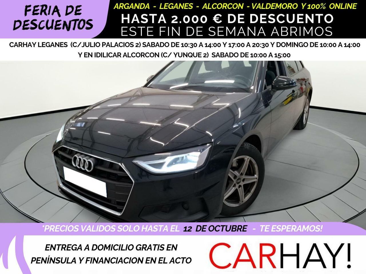 AUDI A4 (Avant 35 TFSI 150ch S tronic 7) en Madrid
