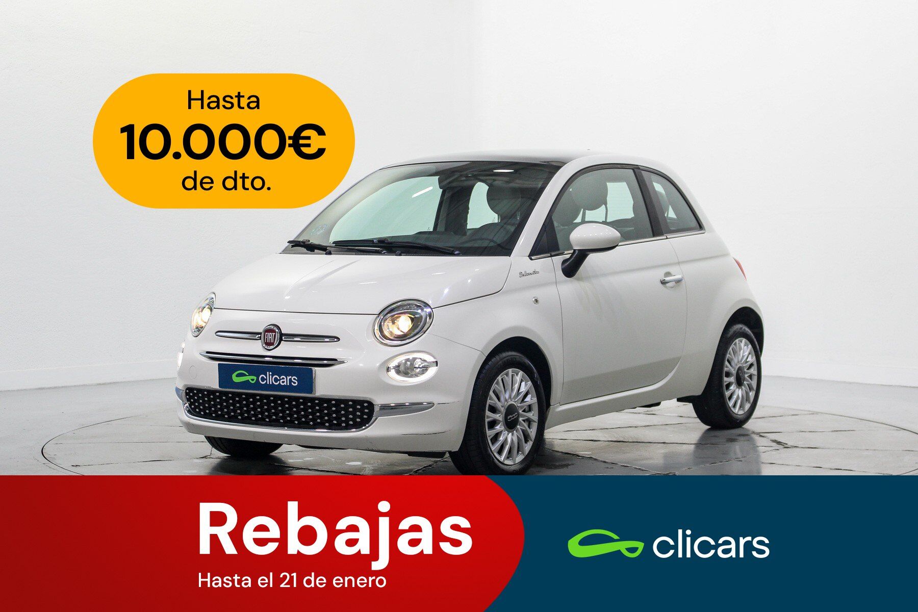FIAT 500 (500 1.0 Hybrid Dolcevita 52kW) en Madrid
