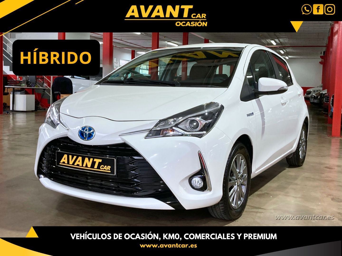 TOYOTA Yaris (100H 1.5 Active) en Palmas, Las