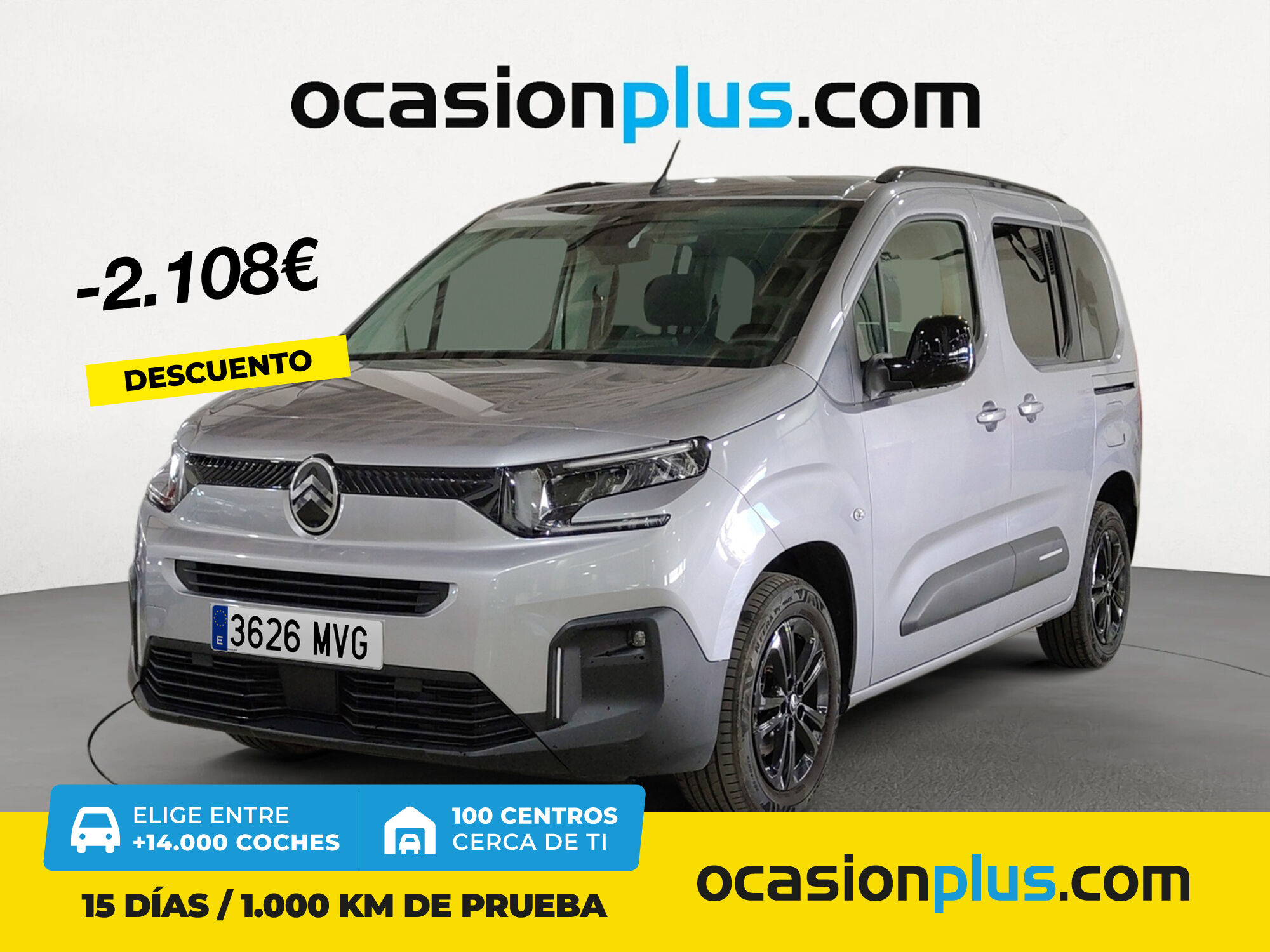 CITROEN Berlingo (BlueHDi 100 S&S Plus Talla M 75 kW (102 CV)) en Madrid