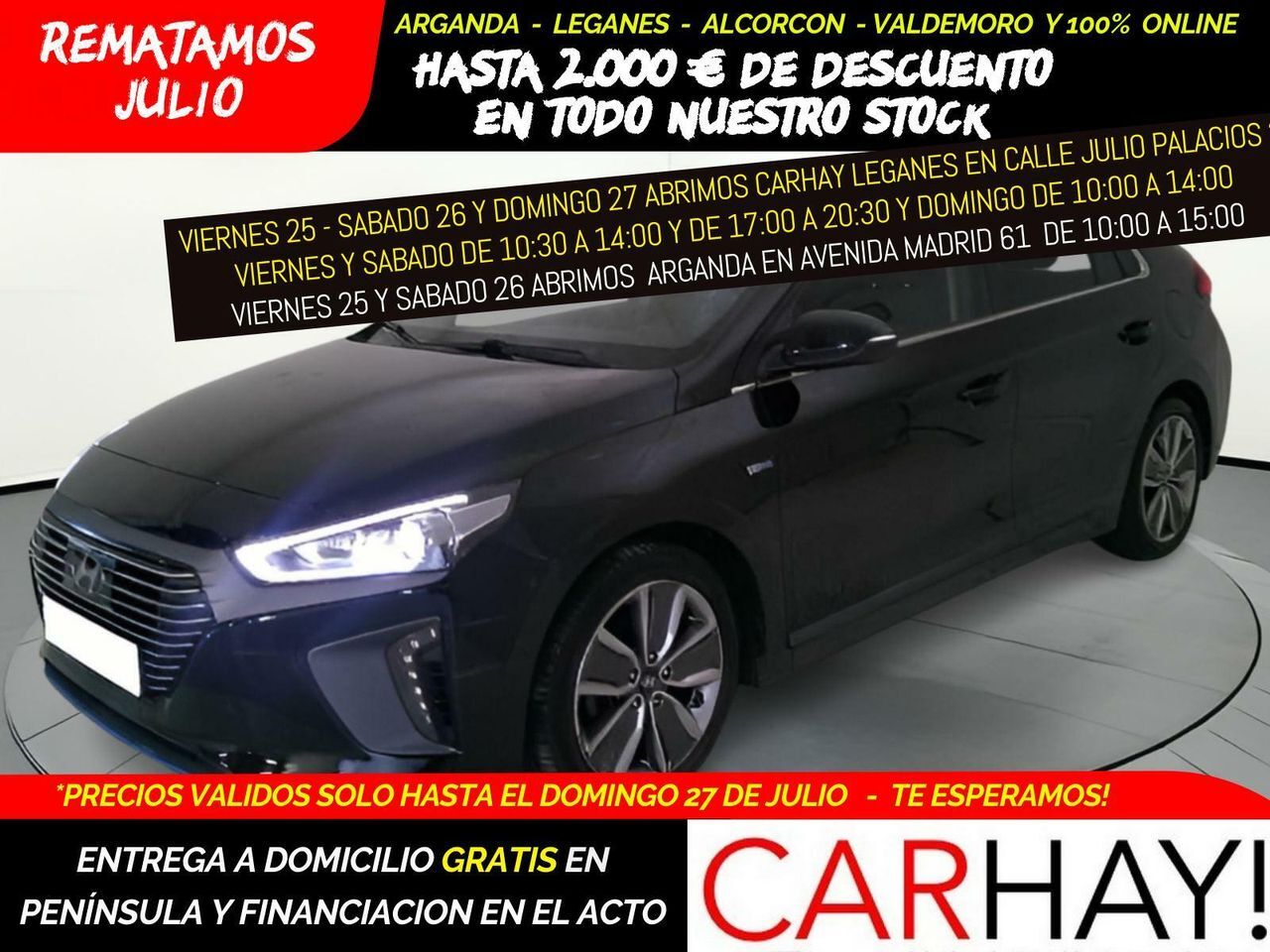 HYUNDAI Ioniq (1.6 GDI HEV TECNO DCT) en Madrid