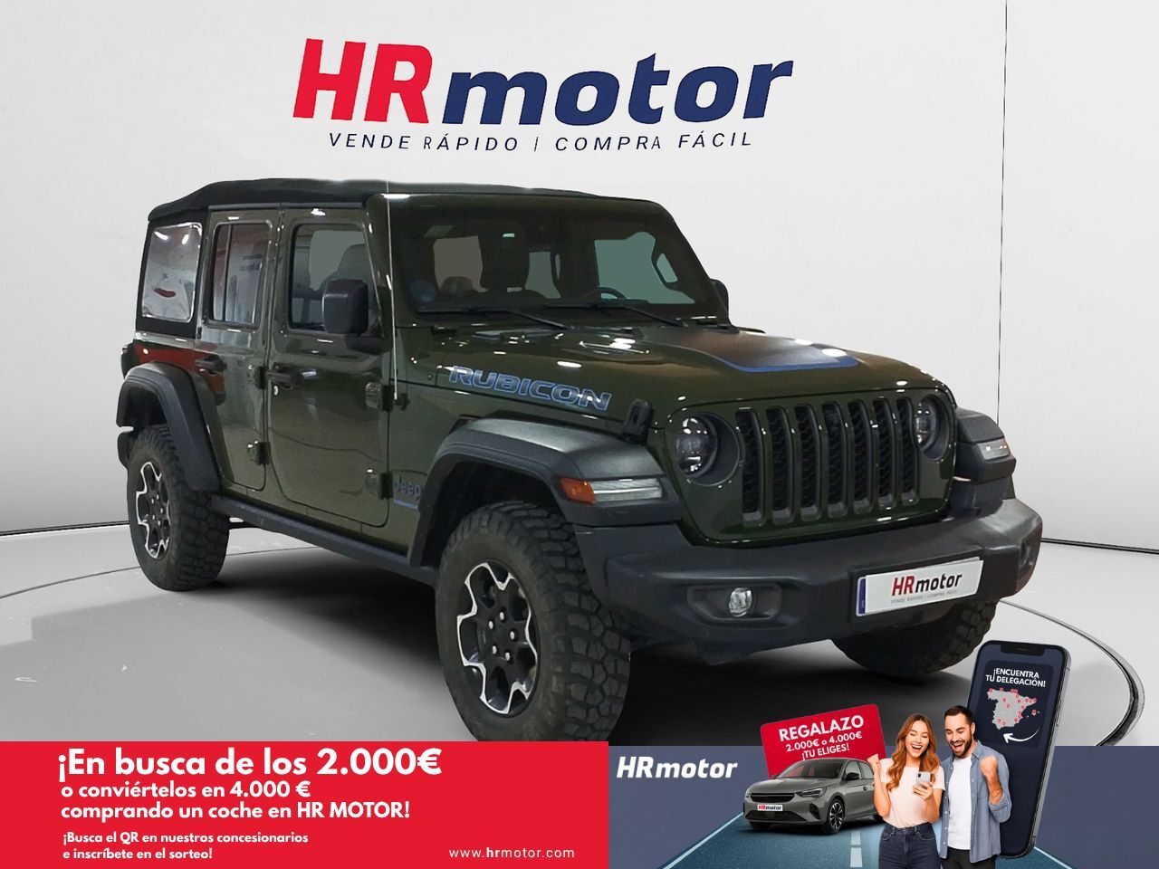 JEEP Wrangler (Plug-In Hybrid Rubicon 4xe) en Madrid