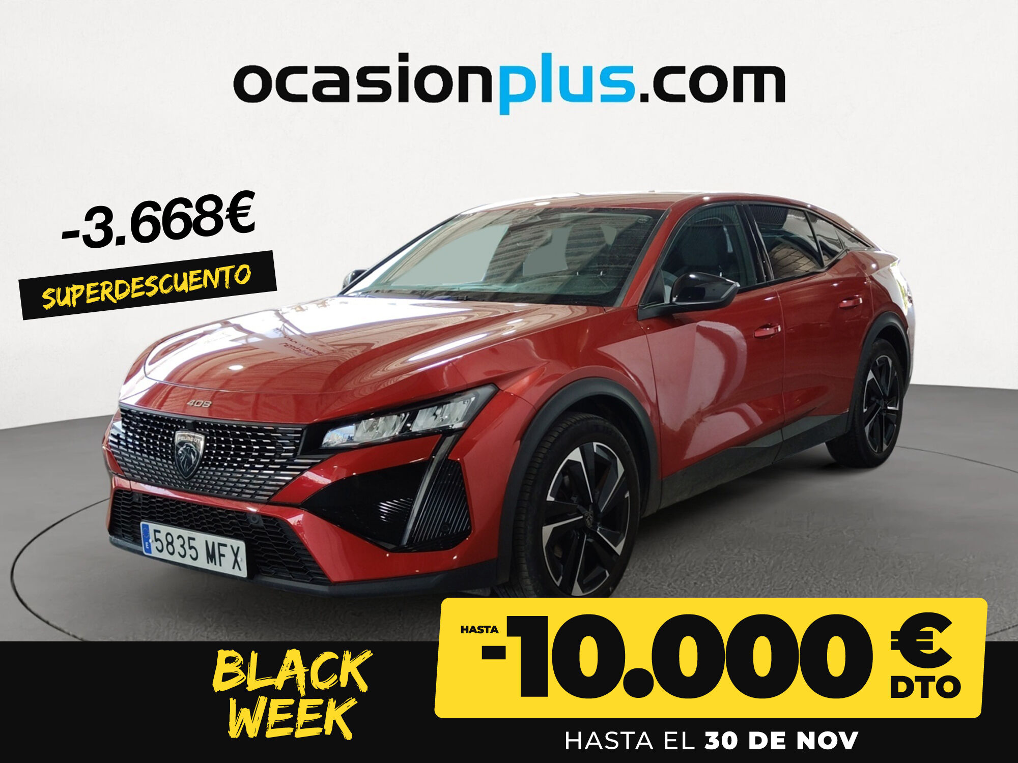 PEUGEOT 408 (Puretech 130 Allure Pack EAT8 96 kW (130 CV)) en Madrid