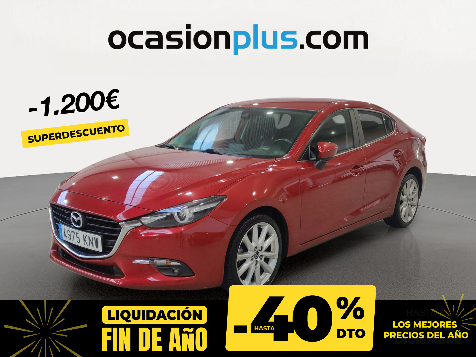 MAZDA Mazda3 (2.2 SKYACTIV-D SportSedan Zenith 110 kW (150 CV)) en Madrid