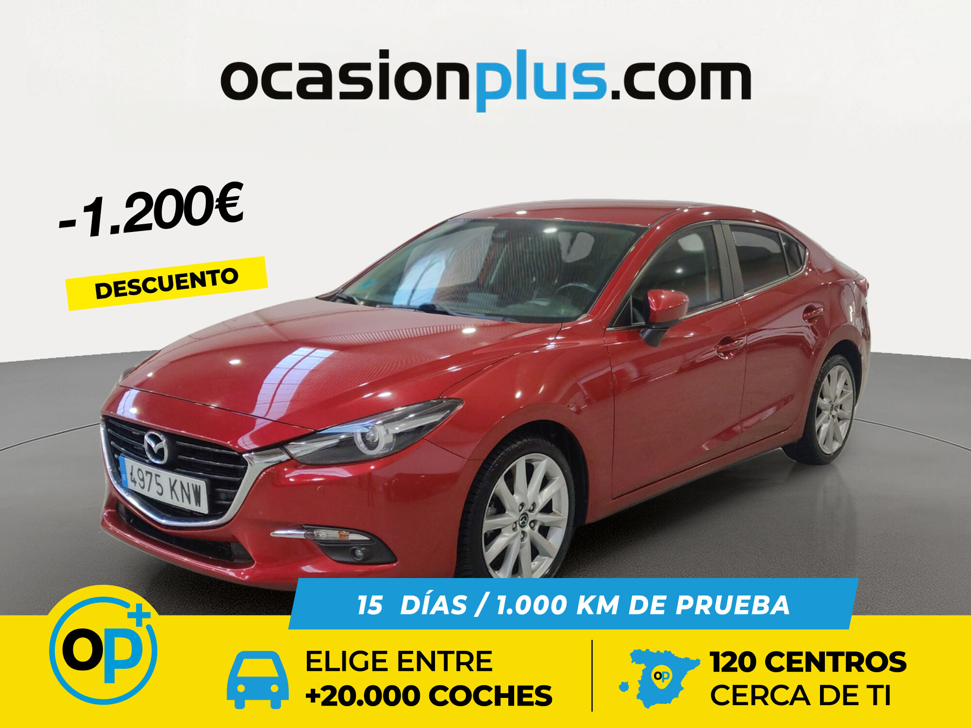 MAZDA Mazda3 (2.2 SKYACTIV-D SportSedan Zenith 110 kW (150 CV)) en Madrid