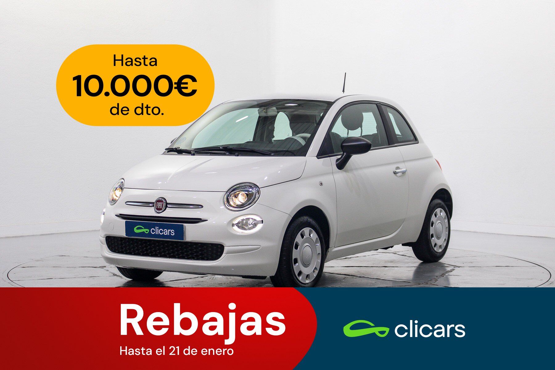 FIAT 500 (500 1.0 Hybrid Monotrim 52kW) en Madrid