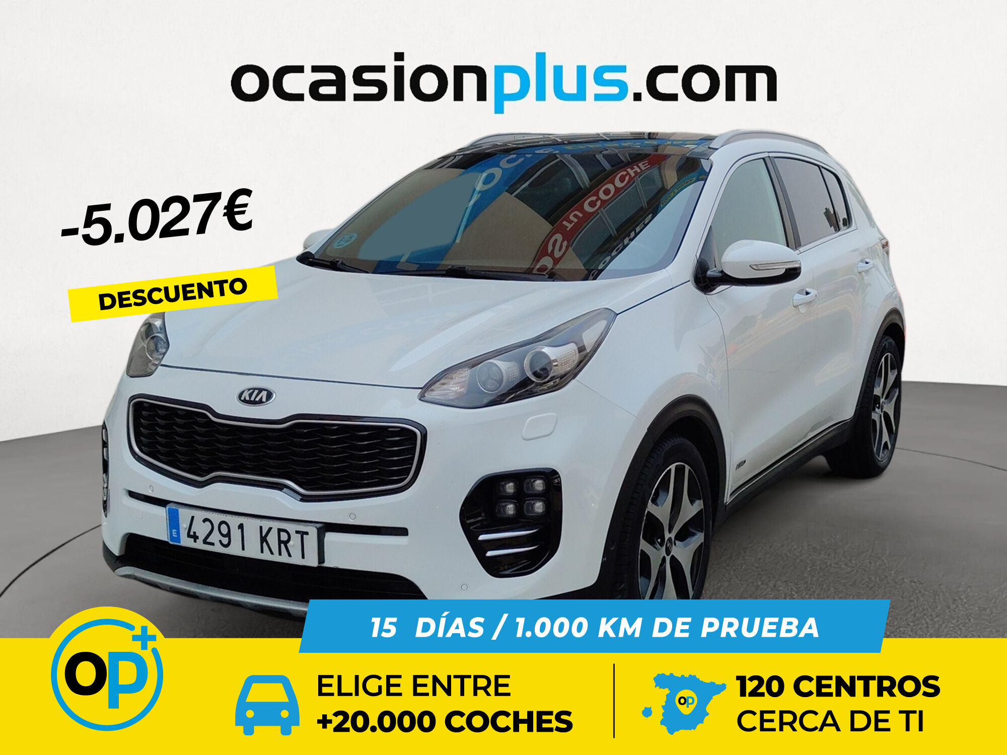 KIA Sportage (2.0 CRDi VGT GT Line Plus 4x4 136 kW (185 CV)) en Madrid