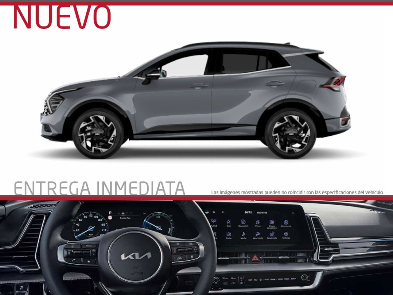 KIA Sportage (1.6 T-GDi HEV 158kW (215CV) Tech 4x2) en Barcelona