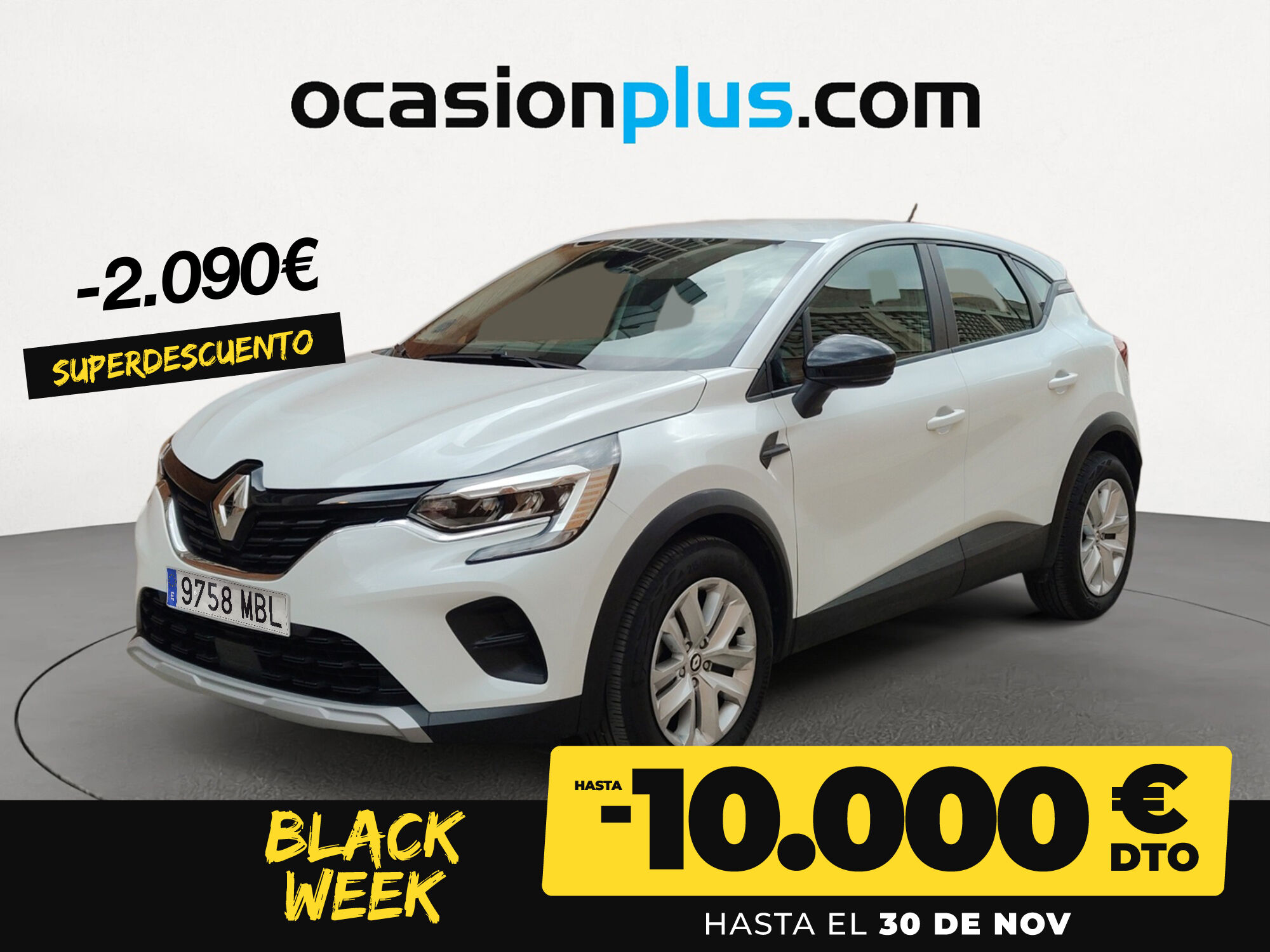 RENAULT Captur (Intens TCe GLP 74 kW (100 CV)) en Madrid