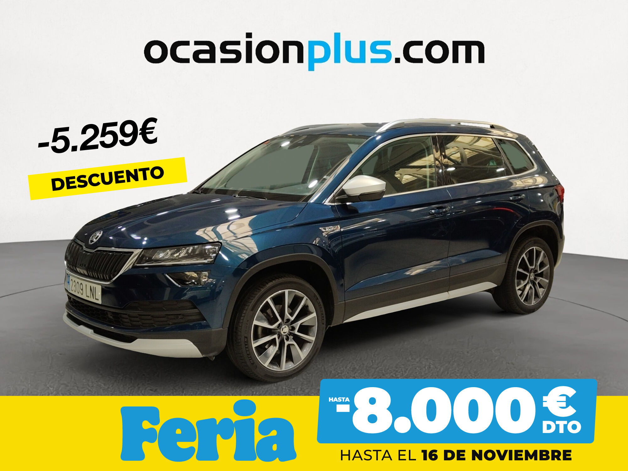 SKODA Karoq (1.5 TSI ACT Scout DSG 110 kW (150 CV)) en Madrid