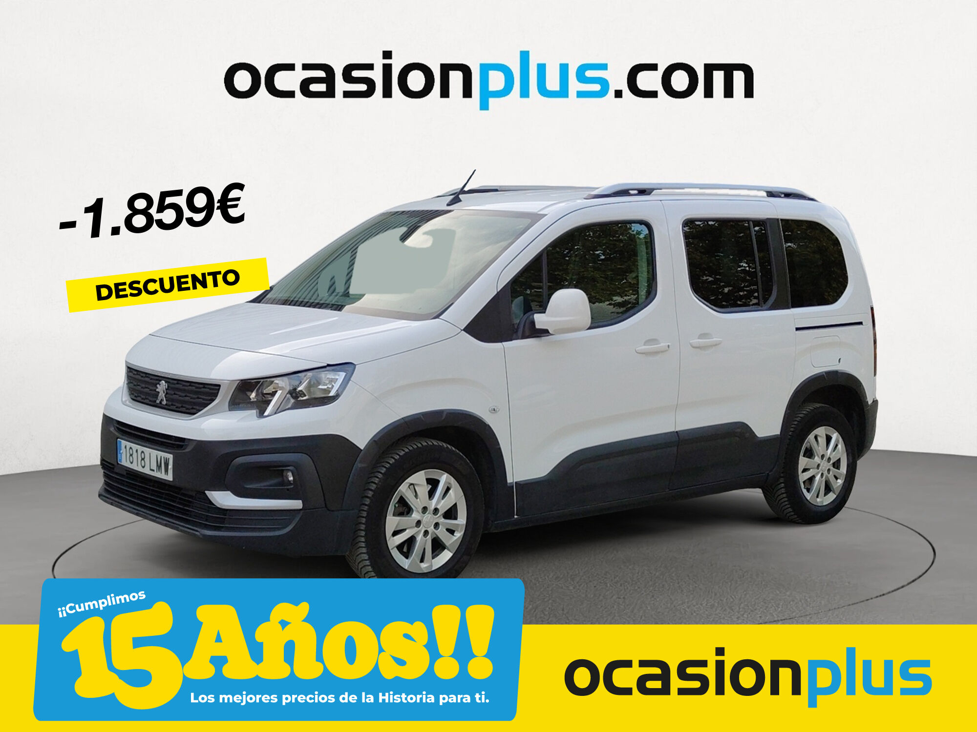 PEUGEOT Rifter (BlueHDi 130 S&S Active Standard EAT8 96 kW (130 CV)) en Mad