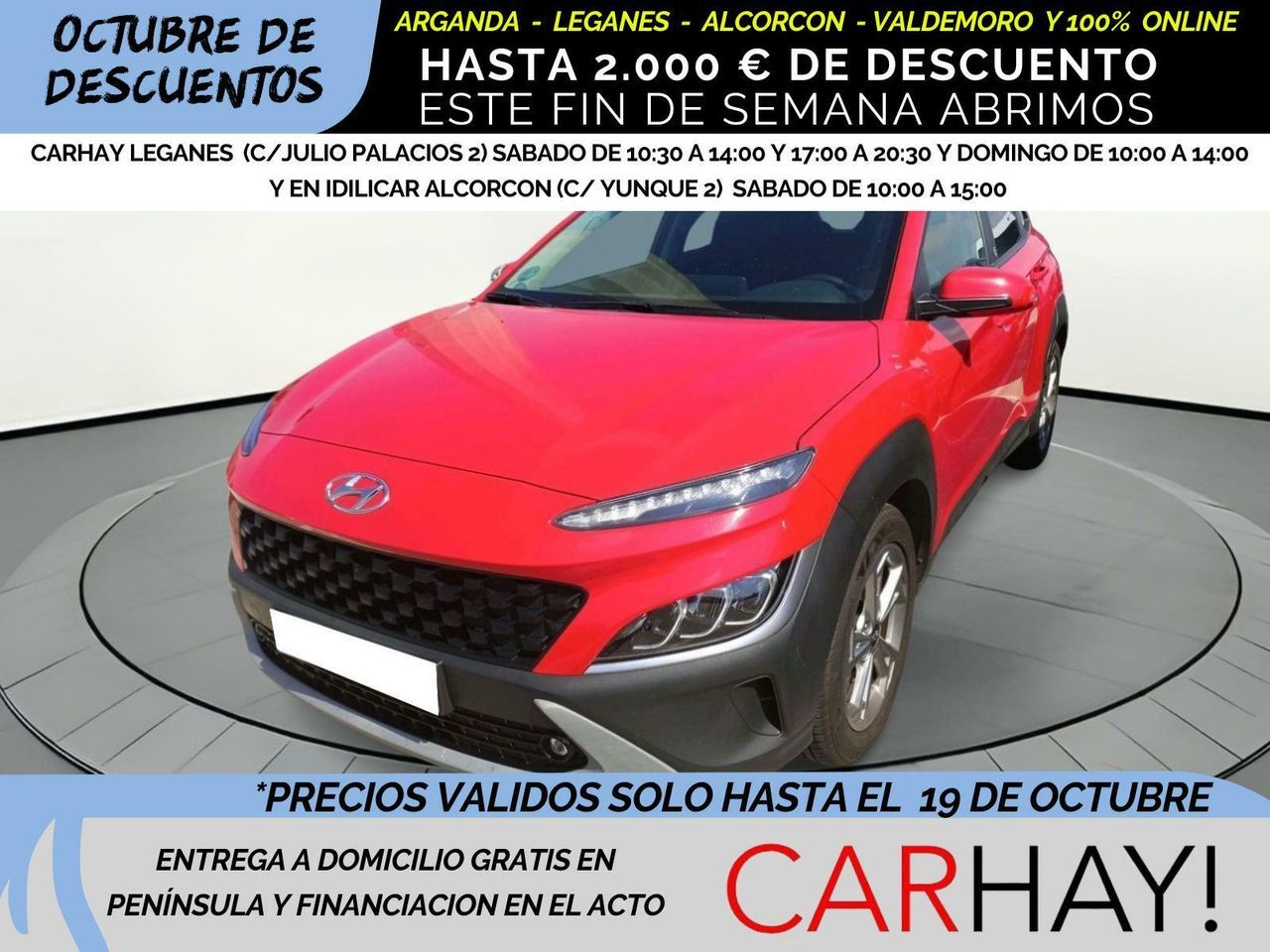 HYUNDAI Kona (1.0T-GDI EDITON 30 120CV) en Madrid