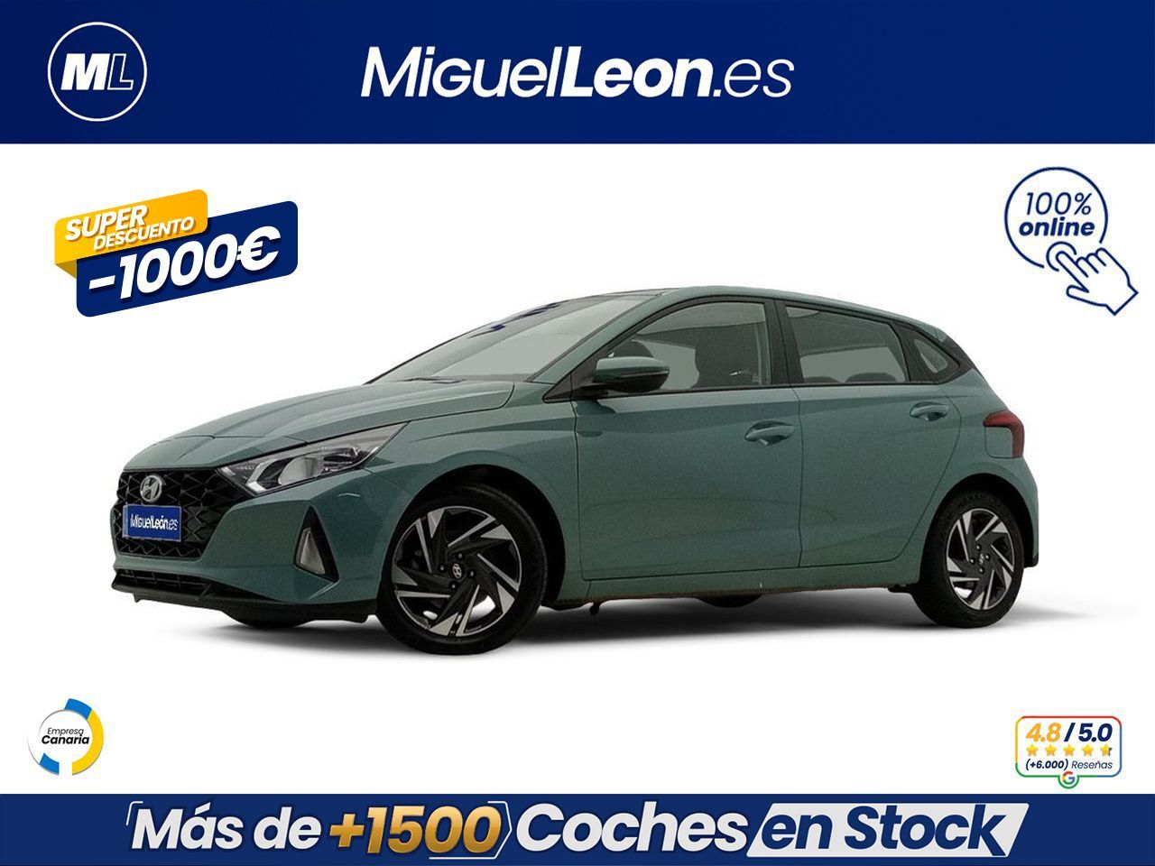 HYUNDAI i20 (1.2 MPI Klass) en Palmas, Las
