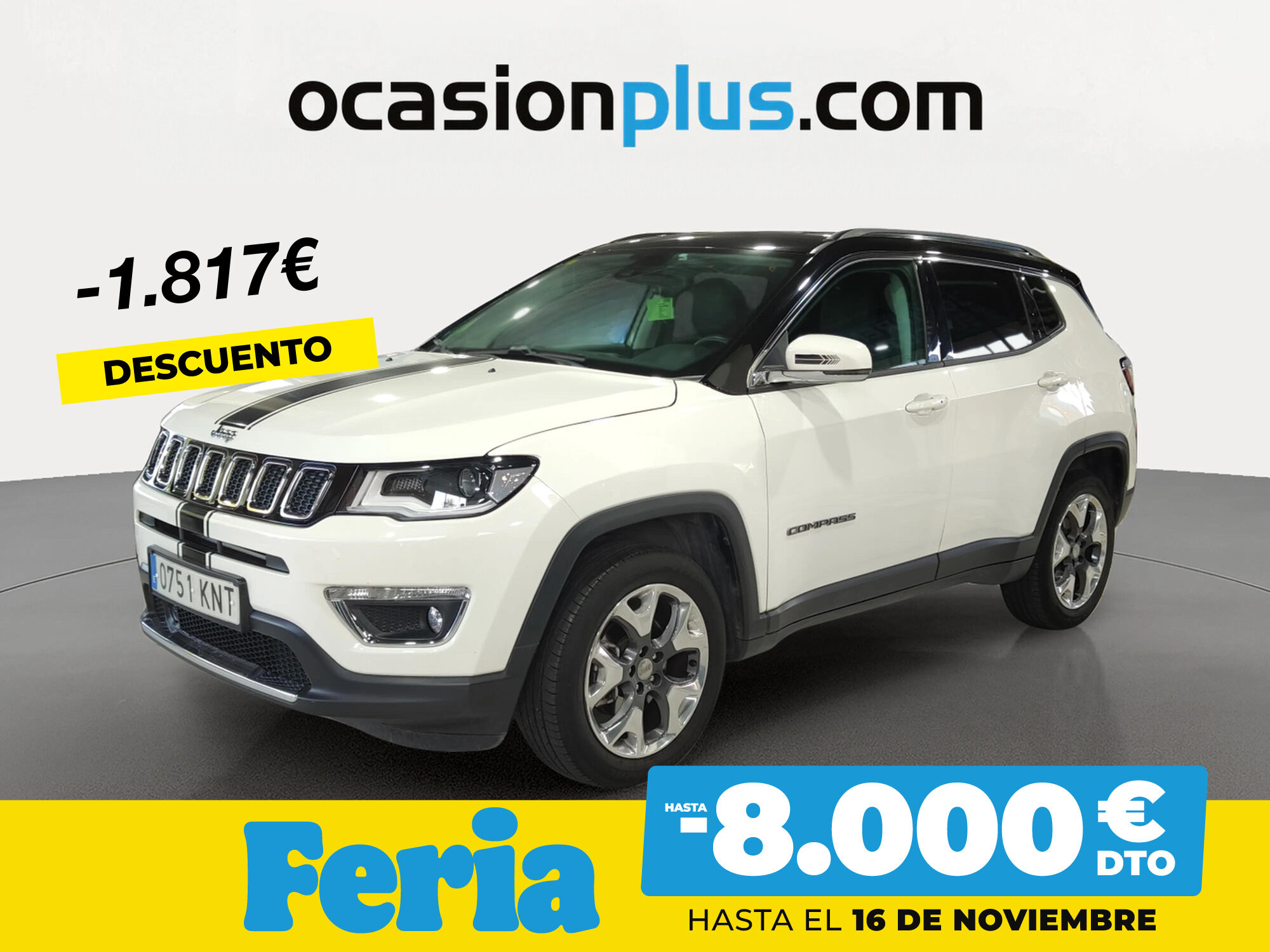 JEEP Compass (1.4 Multiair Limited 4x4 AD Auto 125 kW (170 CV)) en Madrid