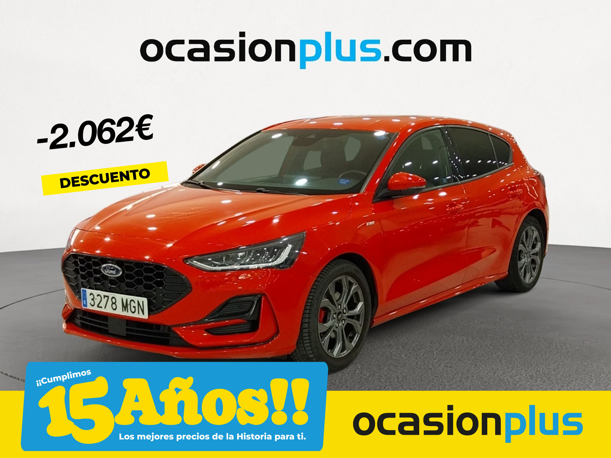 FORD Focus (1.0 Ecoboost MHEV ST-Line 92 kW (125 CV)) en Madrid