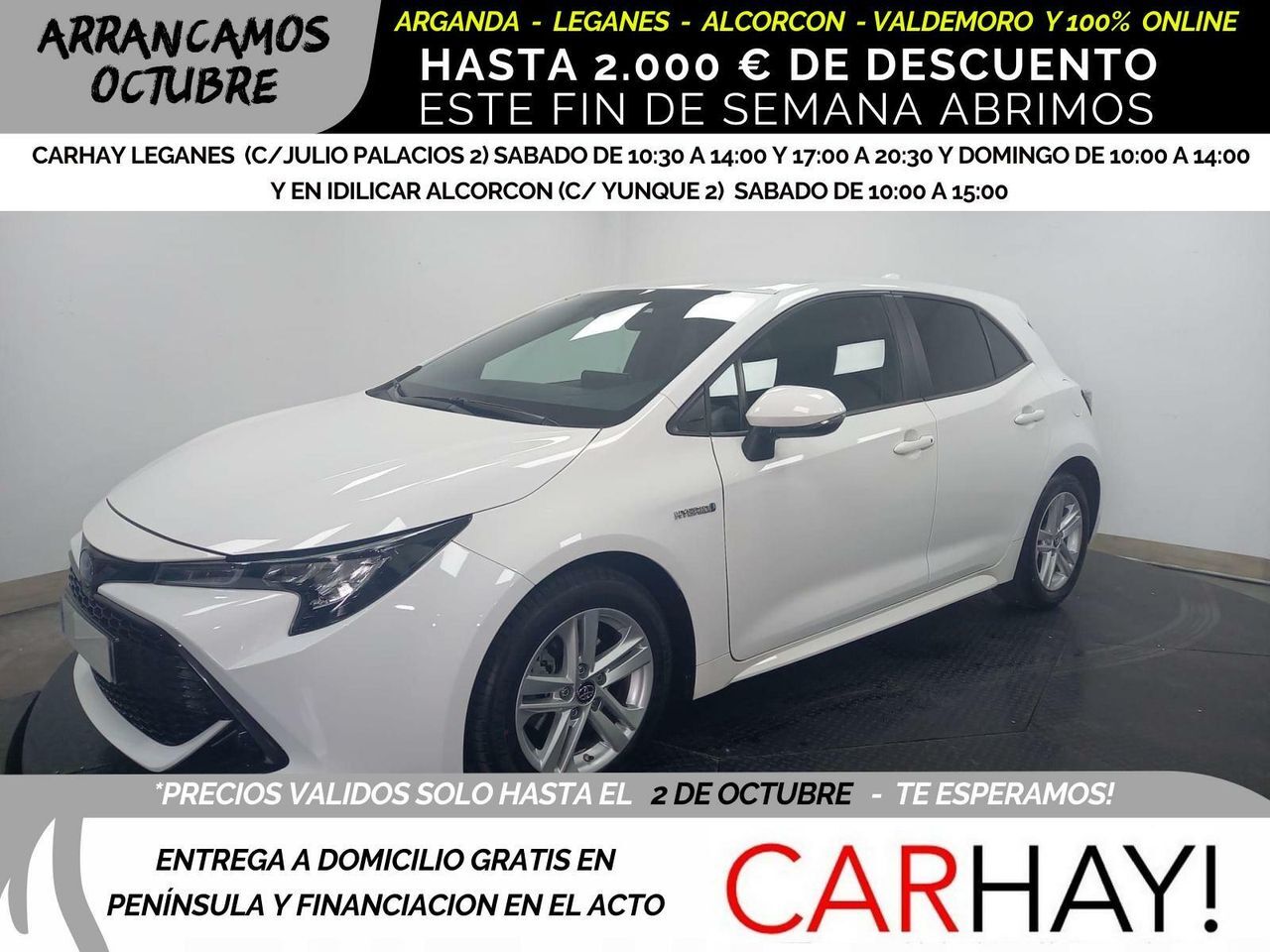 TOYOTA Corolla (1.8 125H BUSINESS PLUS E-CVT) en Madrid