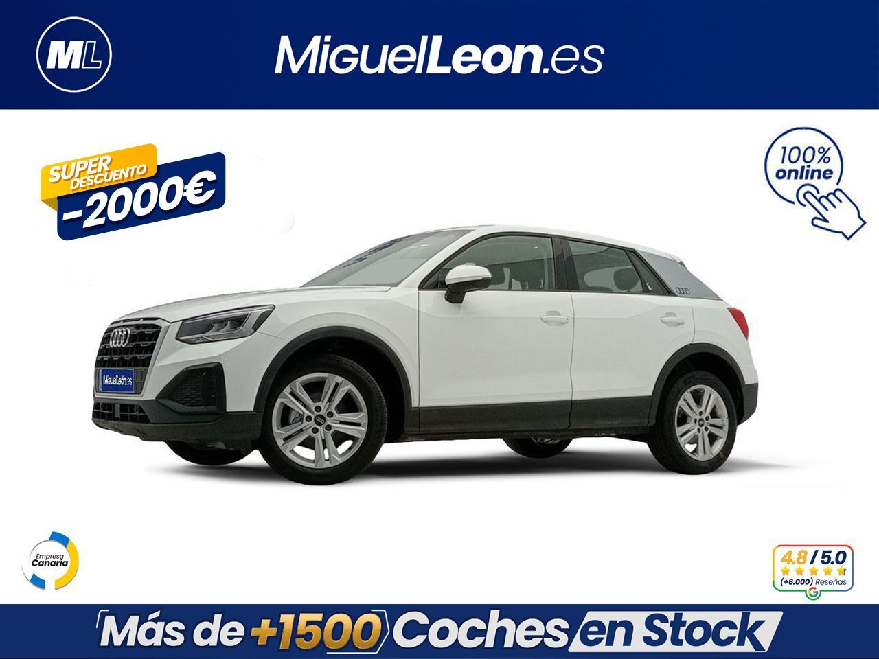 AUDI Q2 (Advanced 30 TFSI 81kW (110CV)) en Palmas, Las