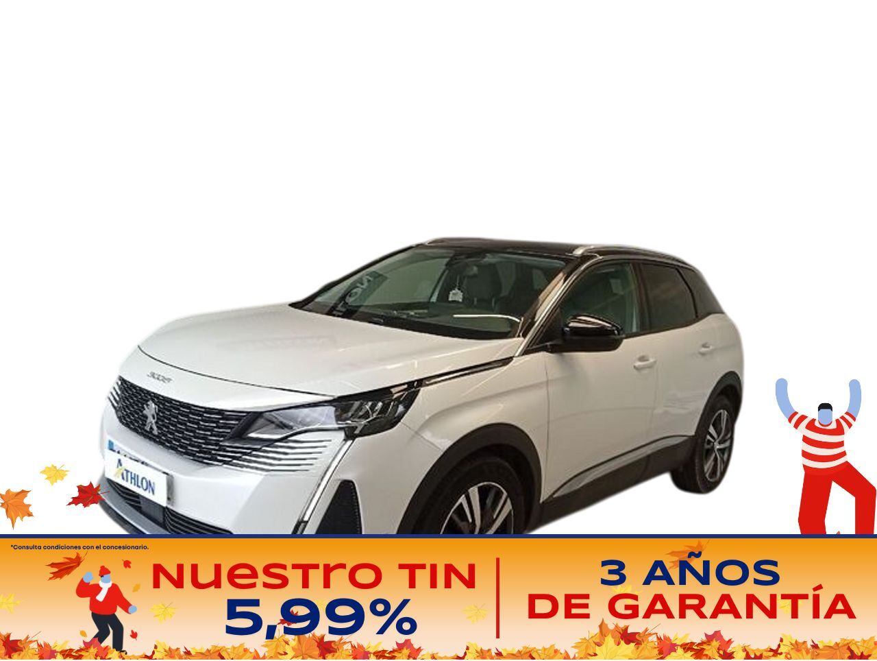 PEUGEOT 3008 (1.5 BlueHDi 96kW S&S Allure Pack EAT8) en Madrid