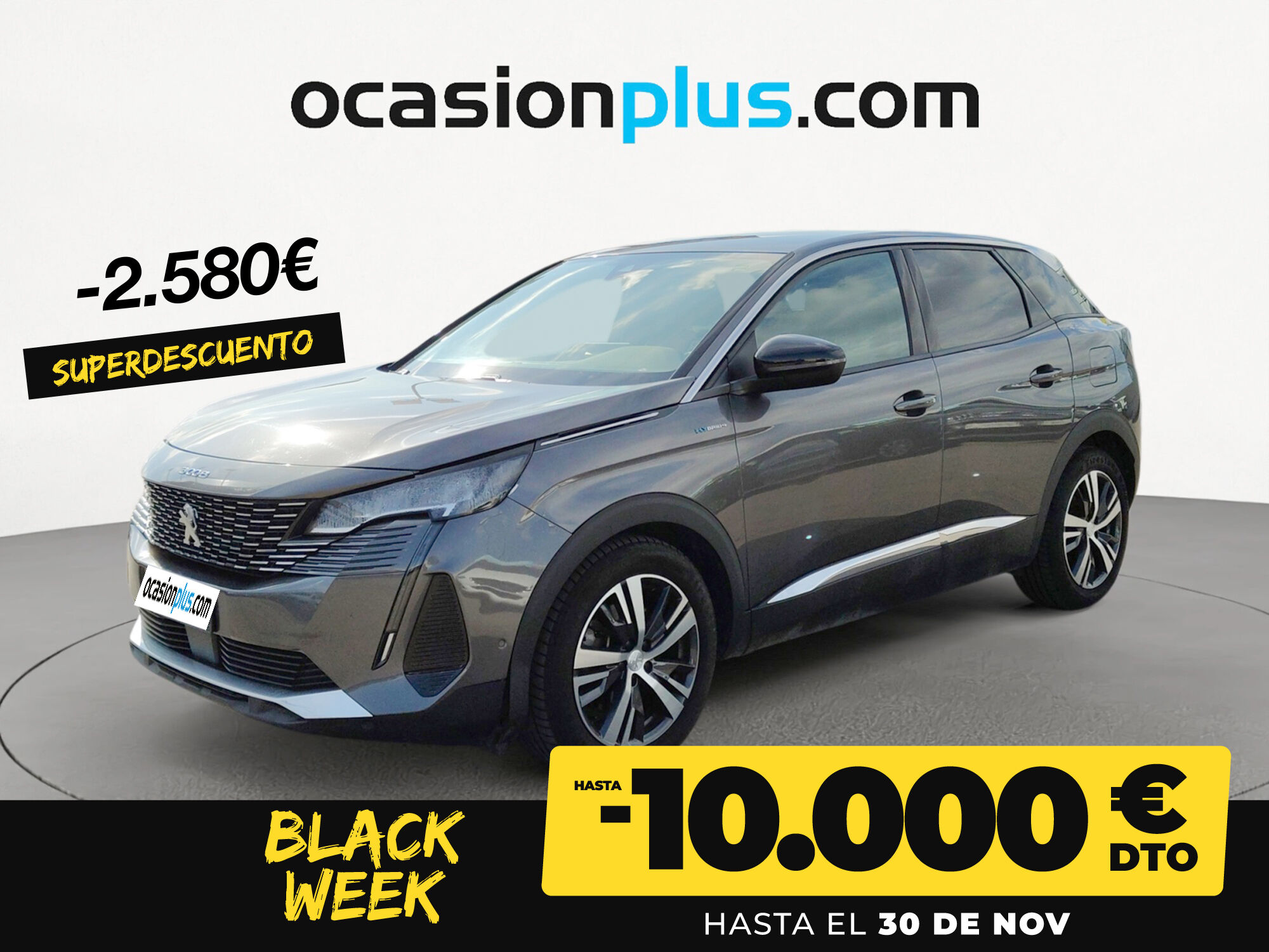 PEUGEOT 3008 (Hybrid 300 Allure Pack e-EAT8 221 kW (300 CV)) en Madrid