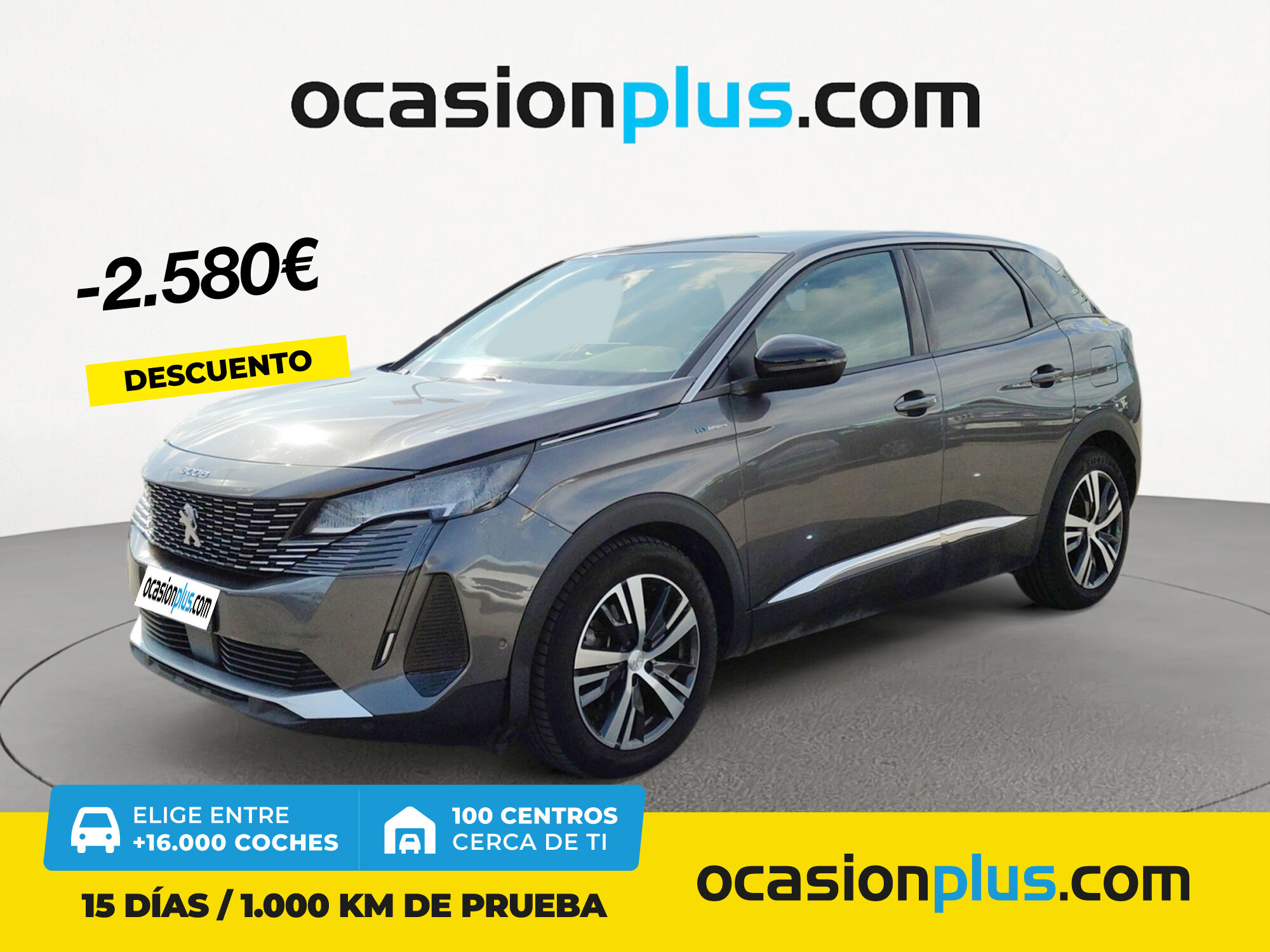PEUGEOT 3008 (Hybrid 300 Allure Pack e-EAT8 221 kW (300 CV)) en Madrid