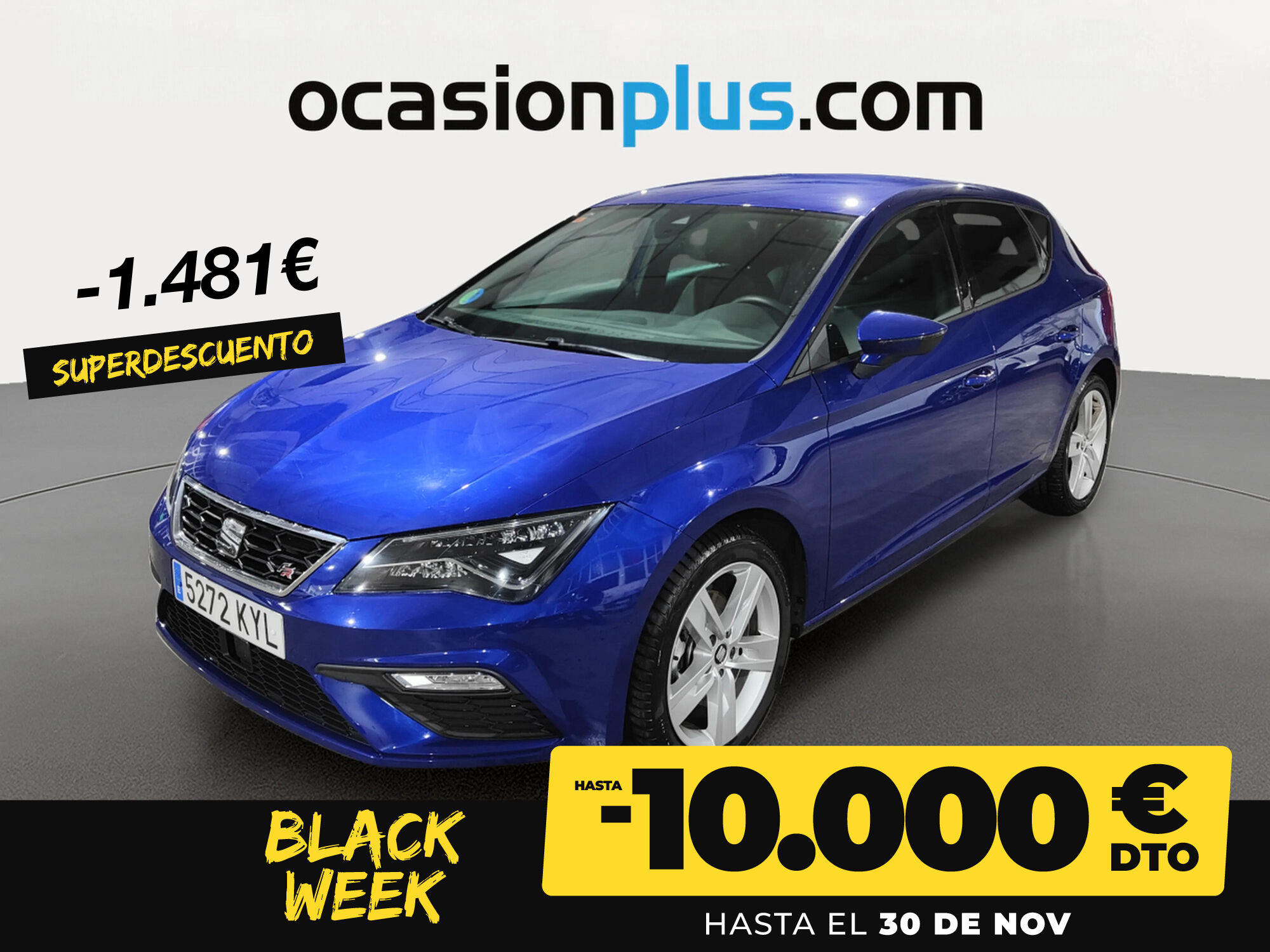 SEAT León (1.5 TGI GNC S&S FR DSG 96 kW (130 CV)) en Madrid