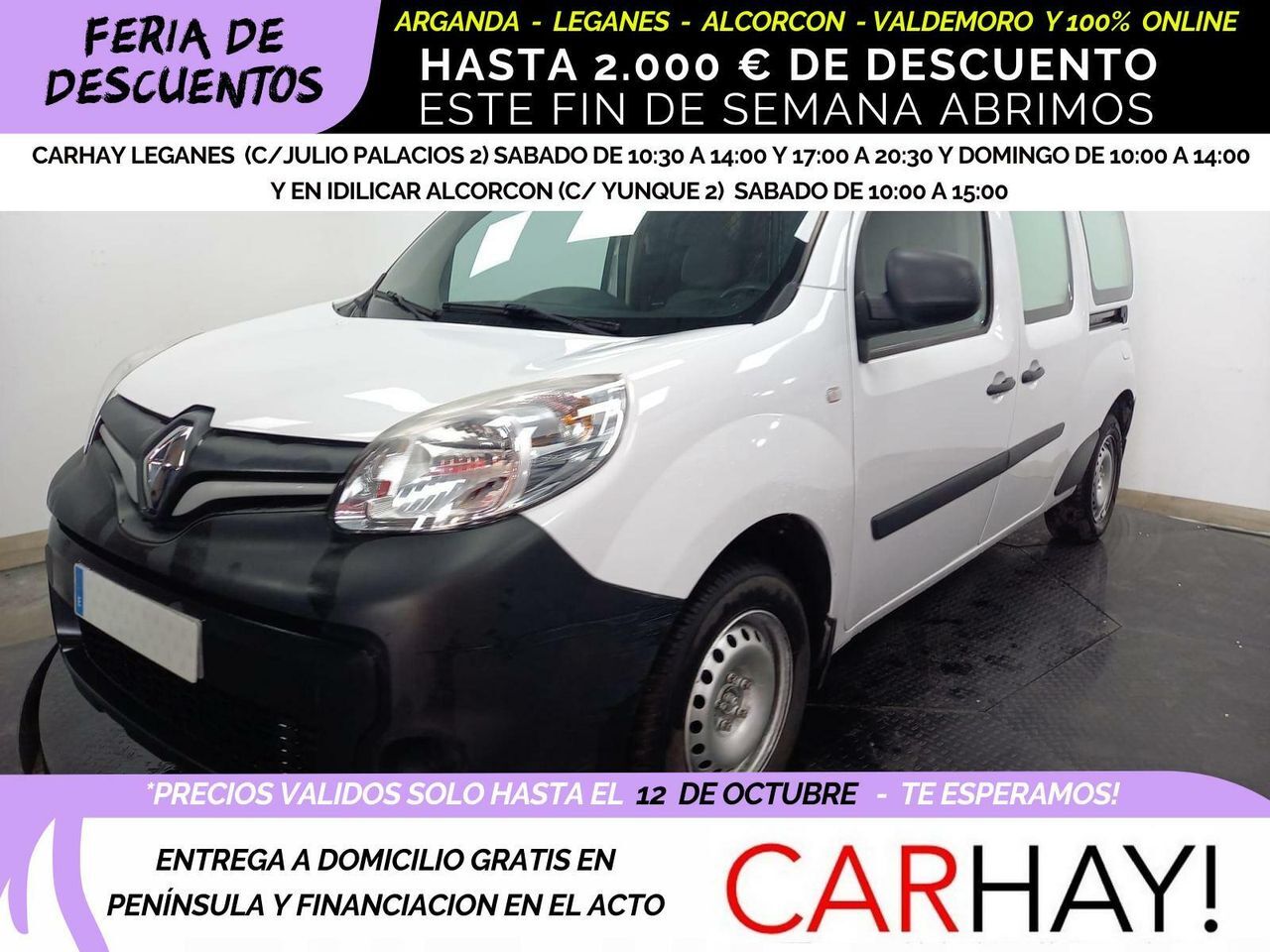 RENAULT Kangoo (EXPRESS MAXI 1.5 Blue d Grand Confort) en Madrid
