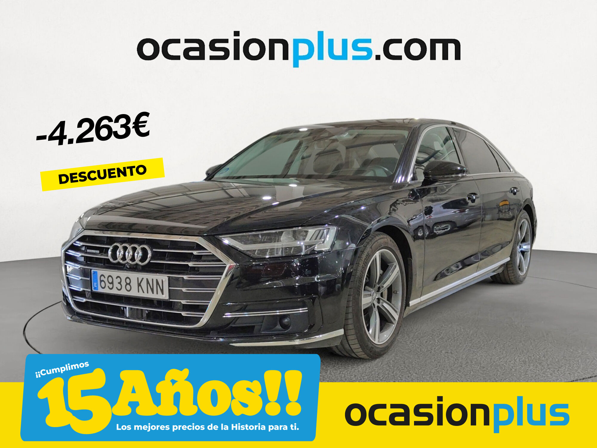 AUDI A8 (55 TFSI quattro 250 kW (340 CV) tiptronic) en Madrid