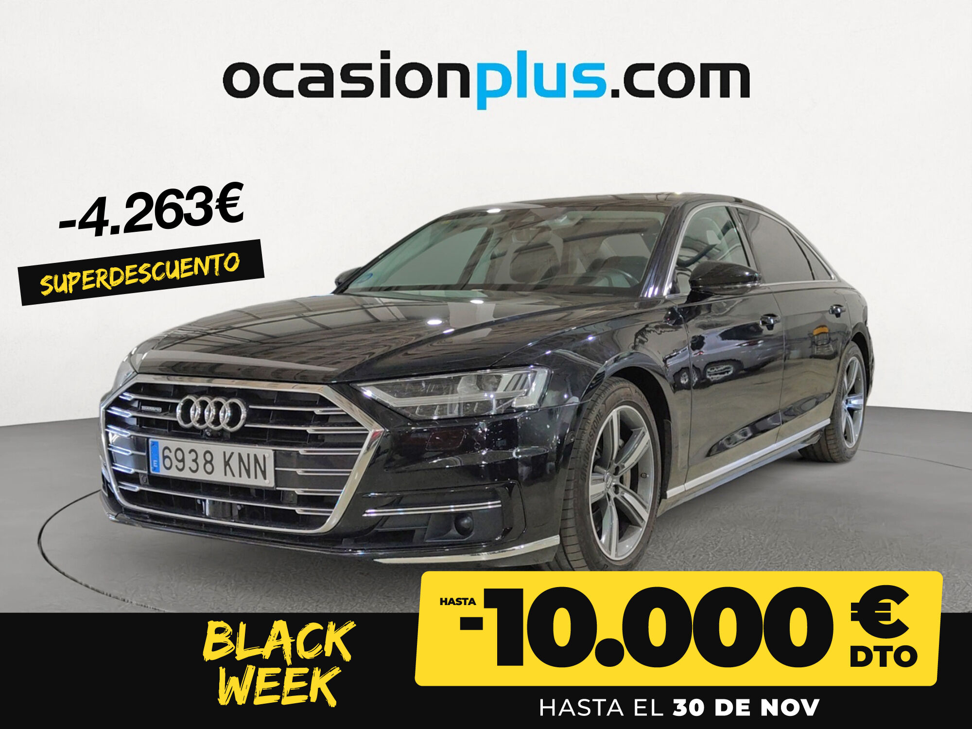AUDI A8 (55 TFSI quattro 250 kW (340 CV) tiptronic) en Madrid