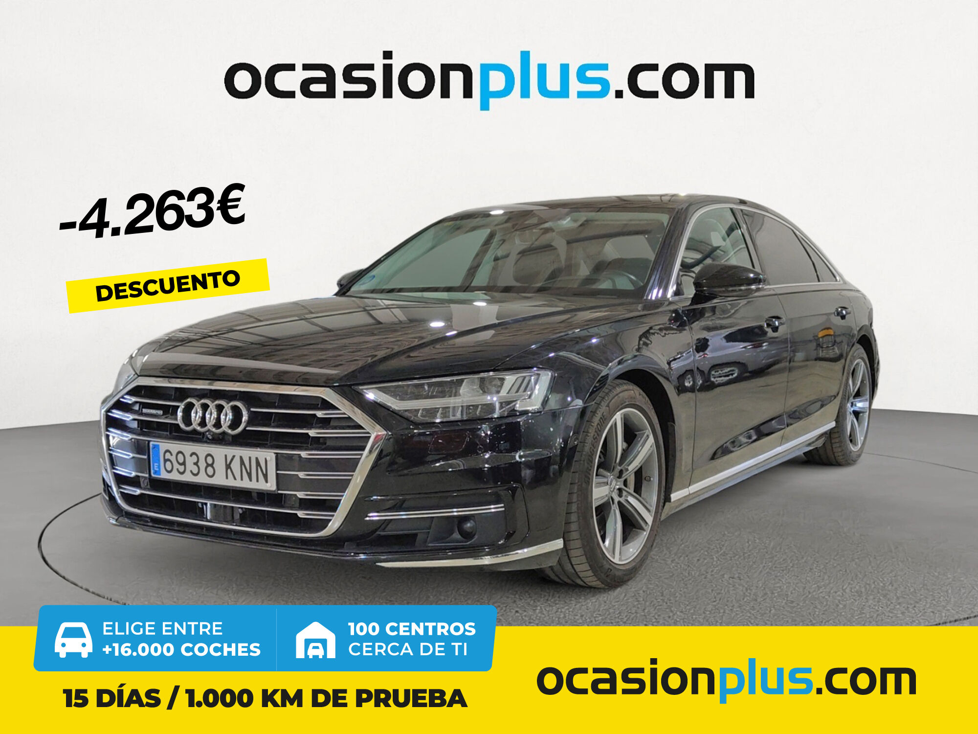 AUDI A8 (55 TFSI quattro 250 kW (340 CV) tiptronic) en Madrid