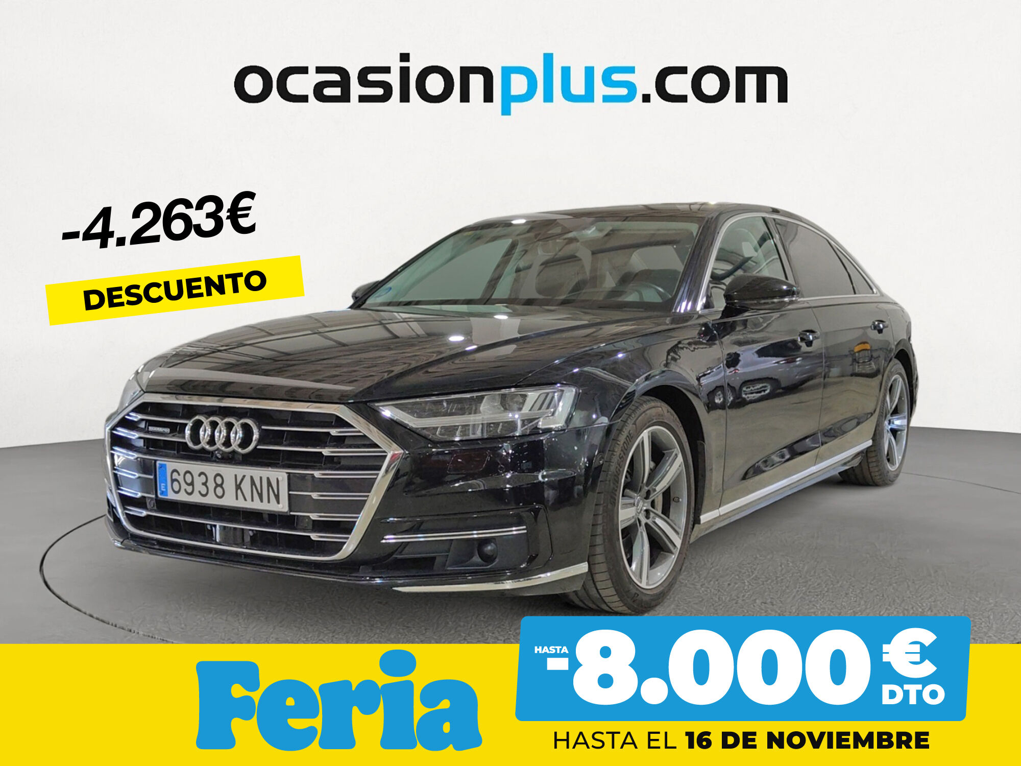 AUDI A8 (55 TFSI quattro 250 kW (340 CV) tiptronic) en Madrid