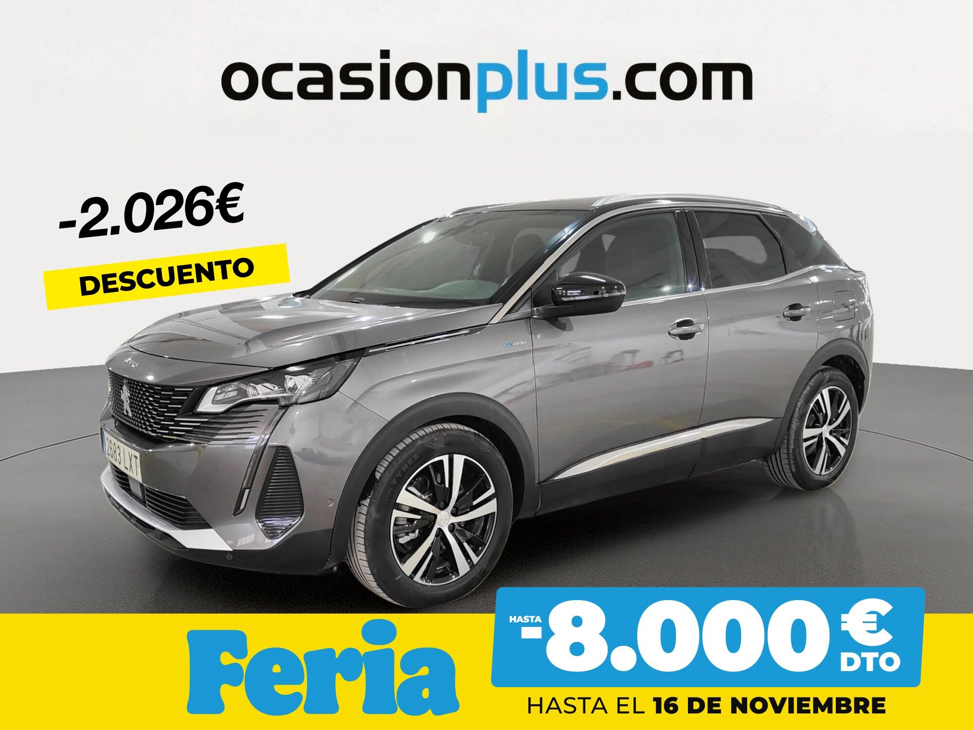 PEUGEOT 3008 (Hybrid 225 GT e-EAT8 165 kW (225 CV)) en Madrid