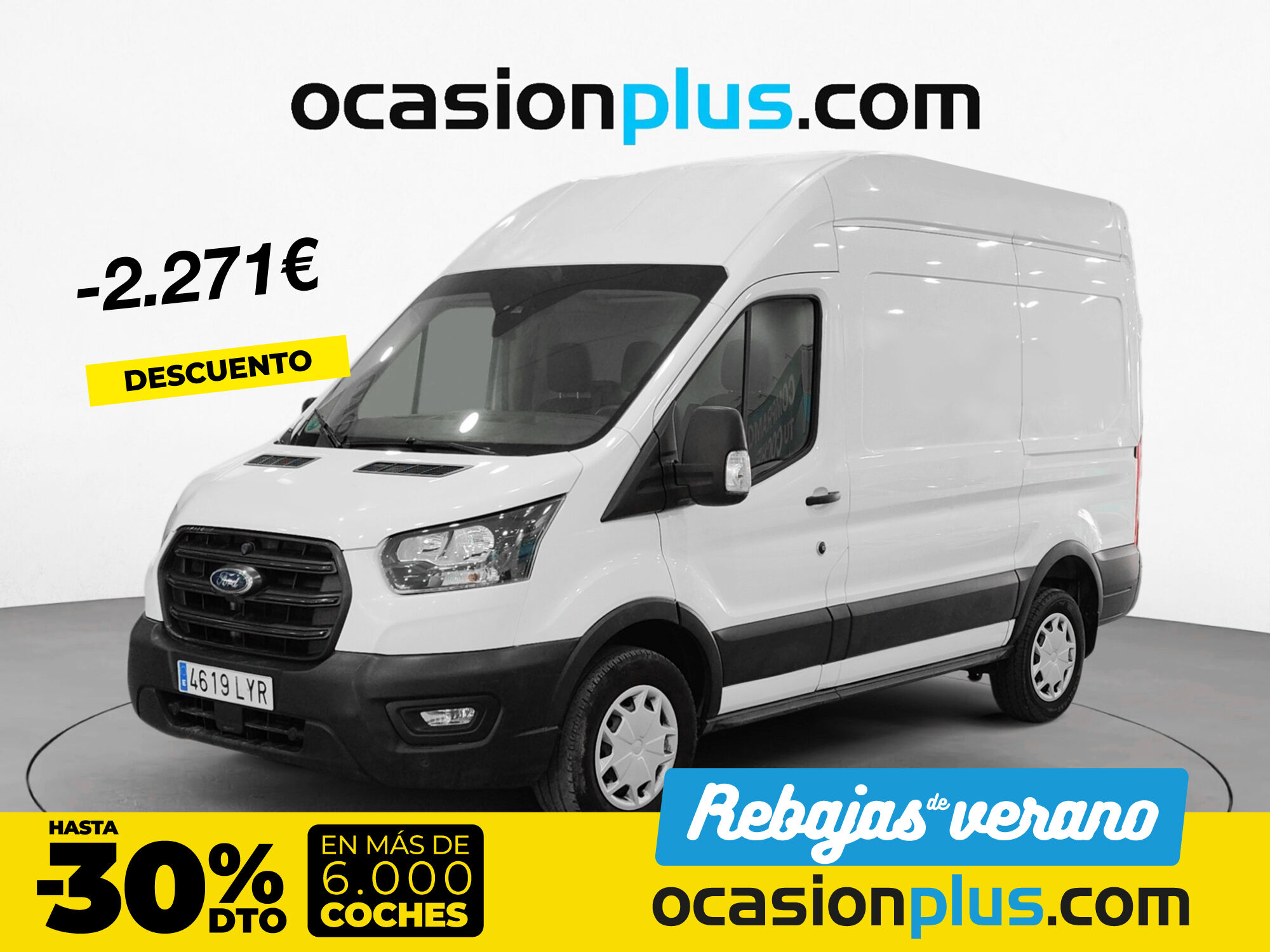 FORD Transit (Furgon 350 MHEV L2H2 Trend FWD 96 kW (130 CV)) en Madrid