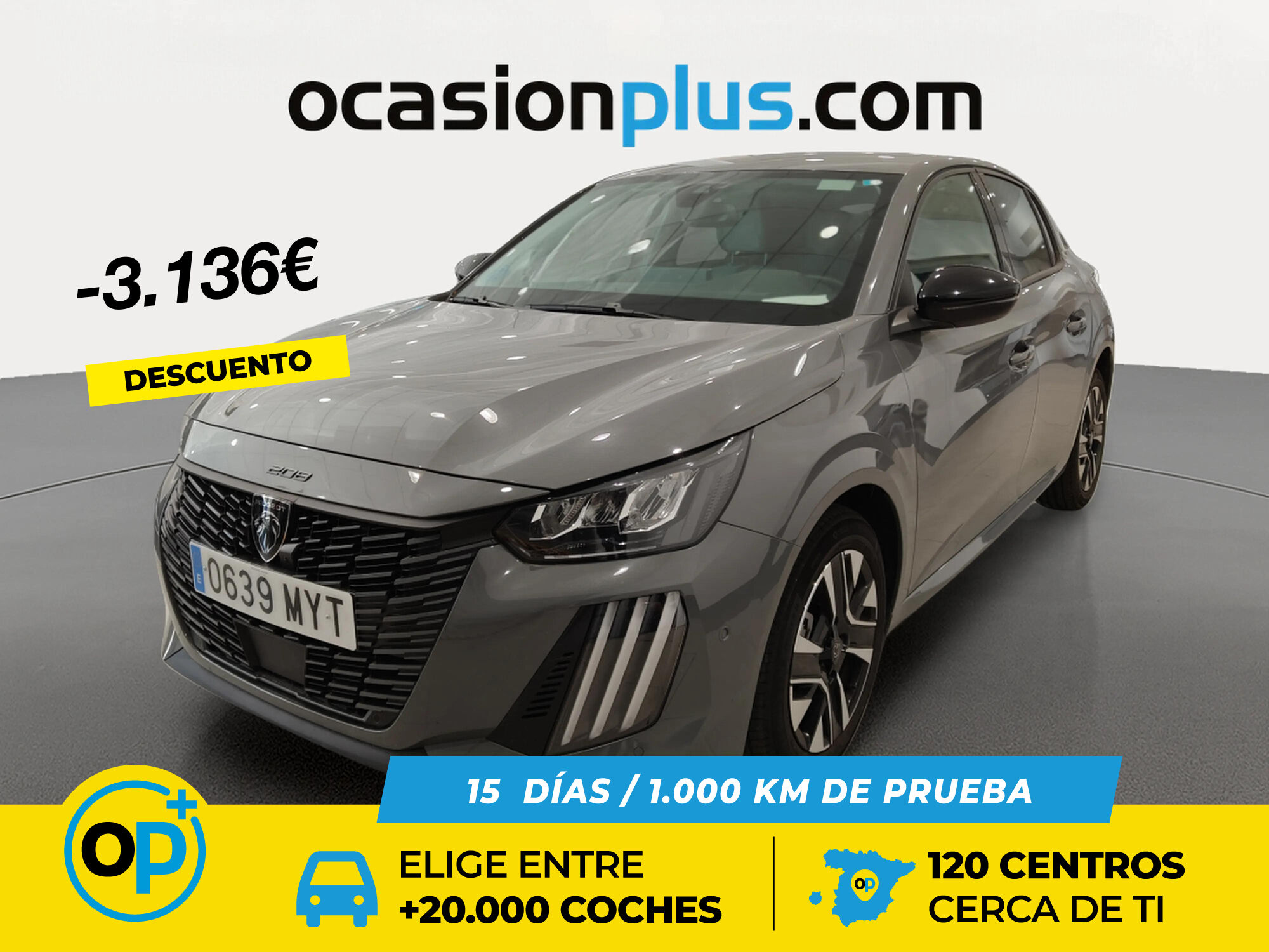PEUGEOT 208 (Allure Hybrid eDCS6 75 kW (100 CV)) en Madrid