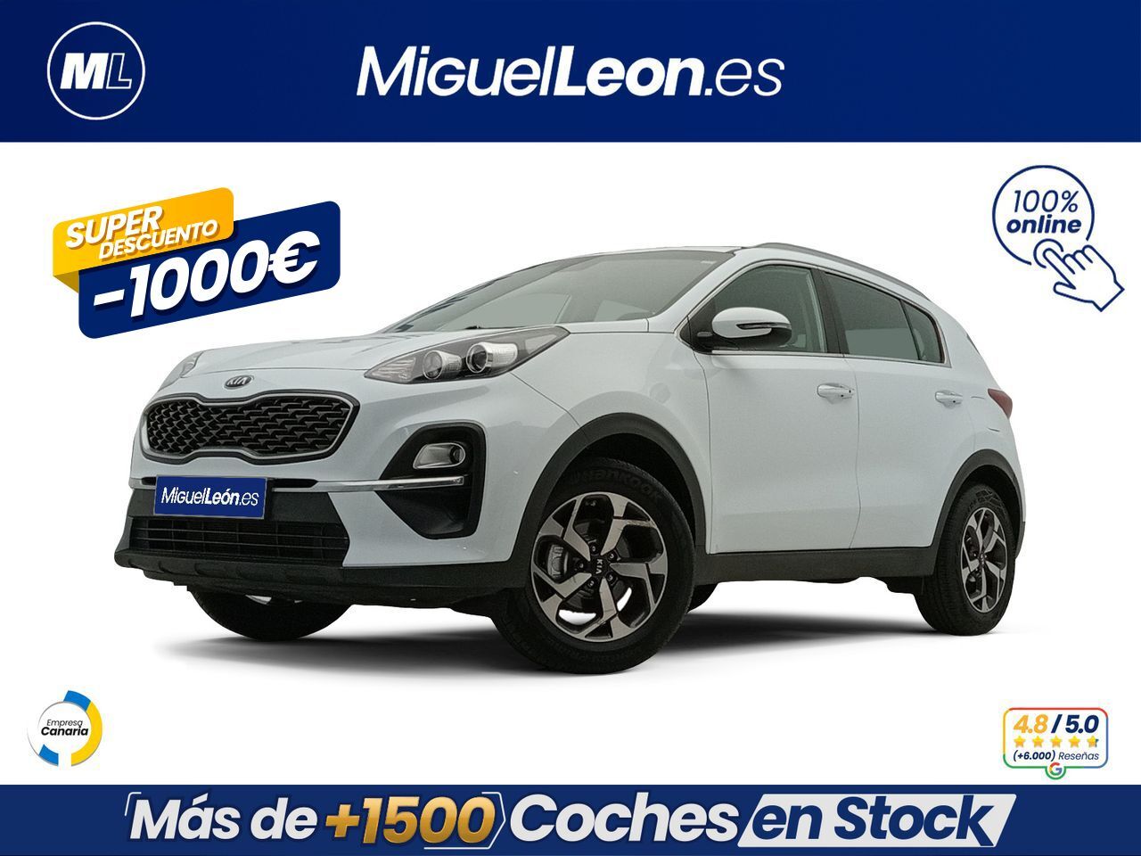 KIA Sportage (1.6 GDi 97kW (132CV) Concept 4x2) en Palmas, Las