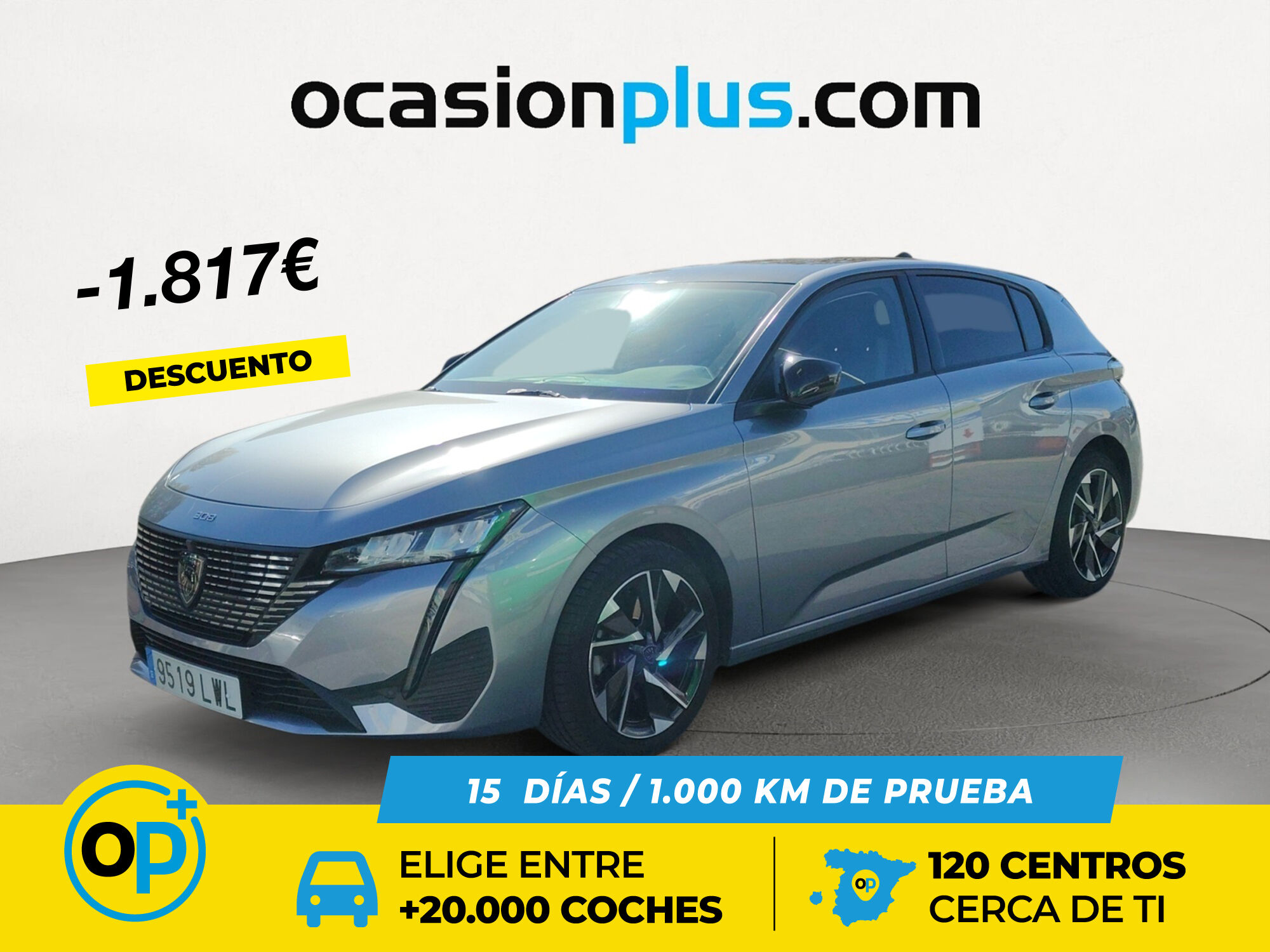 PEUGEOT 308 (Allure Pack BlueHDi 130 S&S EAT8 96 kW (130 CV)) en Madrid