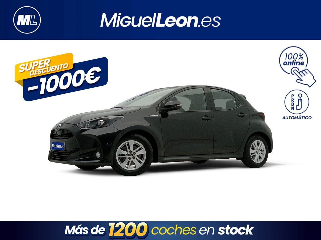 TOYOTA Yaris (1.5 120H Active Tech) en Palmas, Las